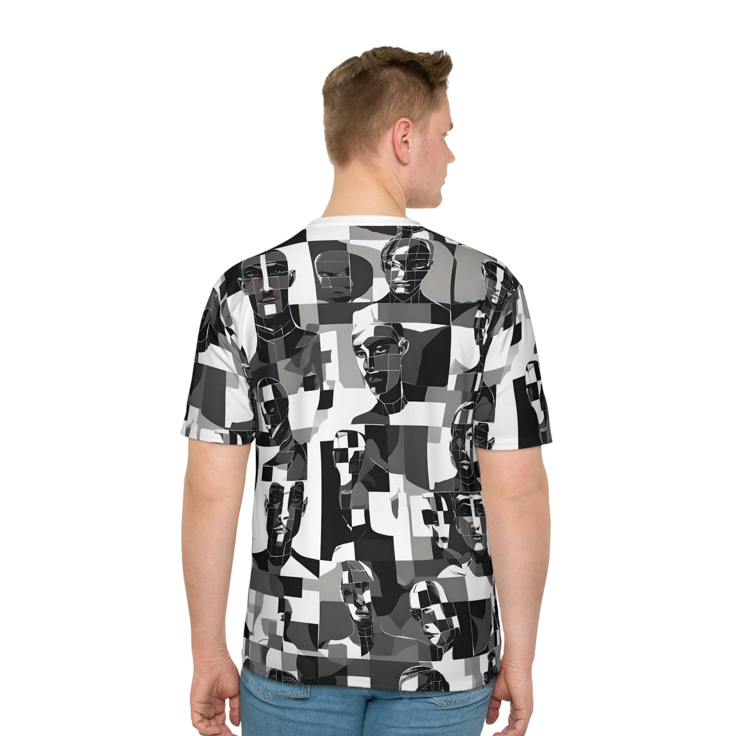 Anti Facial Recognition T-shirt, Anti Surveillance Clothing for Tech Data Privacy Protestors