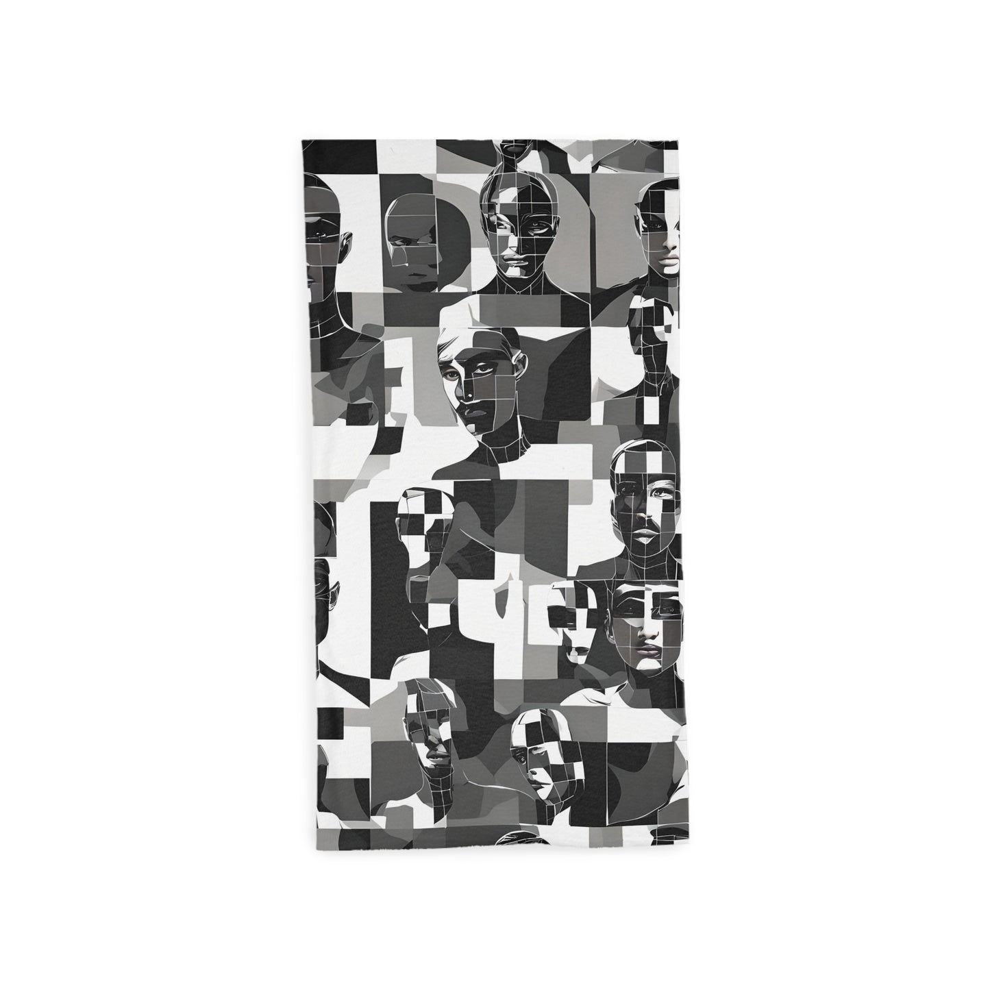 Anti Surveillance / AI Tube Scarf modern graphic inspired for gamers or festival goers