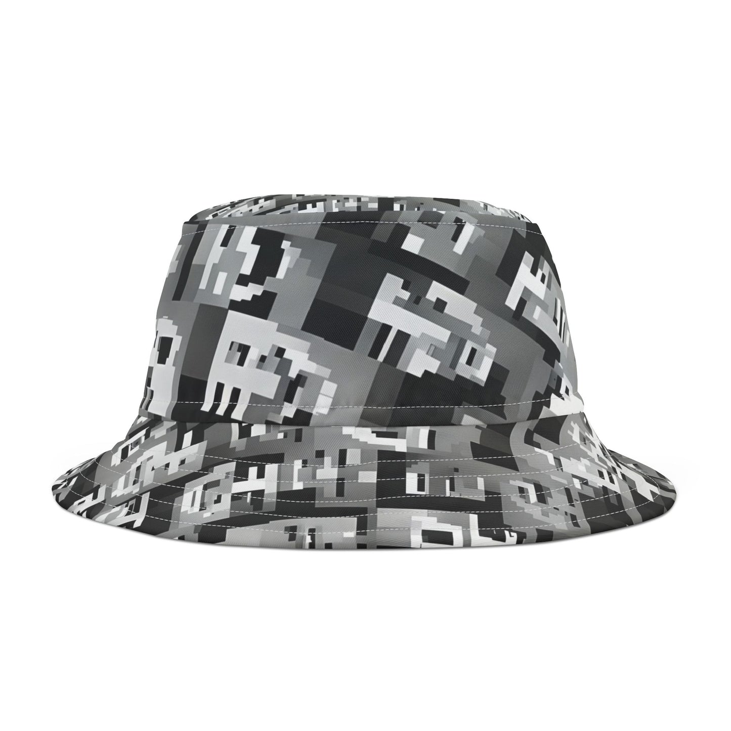 Festival Bucket Hat – Anti-Facial Recognition Hat with Adversarial Pattern, Cyberpunk Techwear, Burning Man Clothing, Rave Headwear
