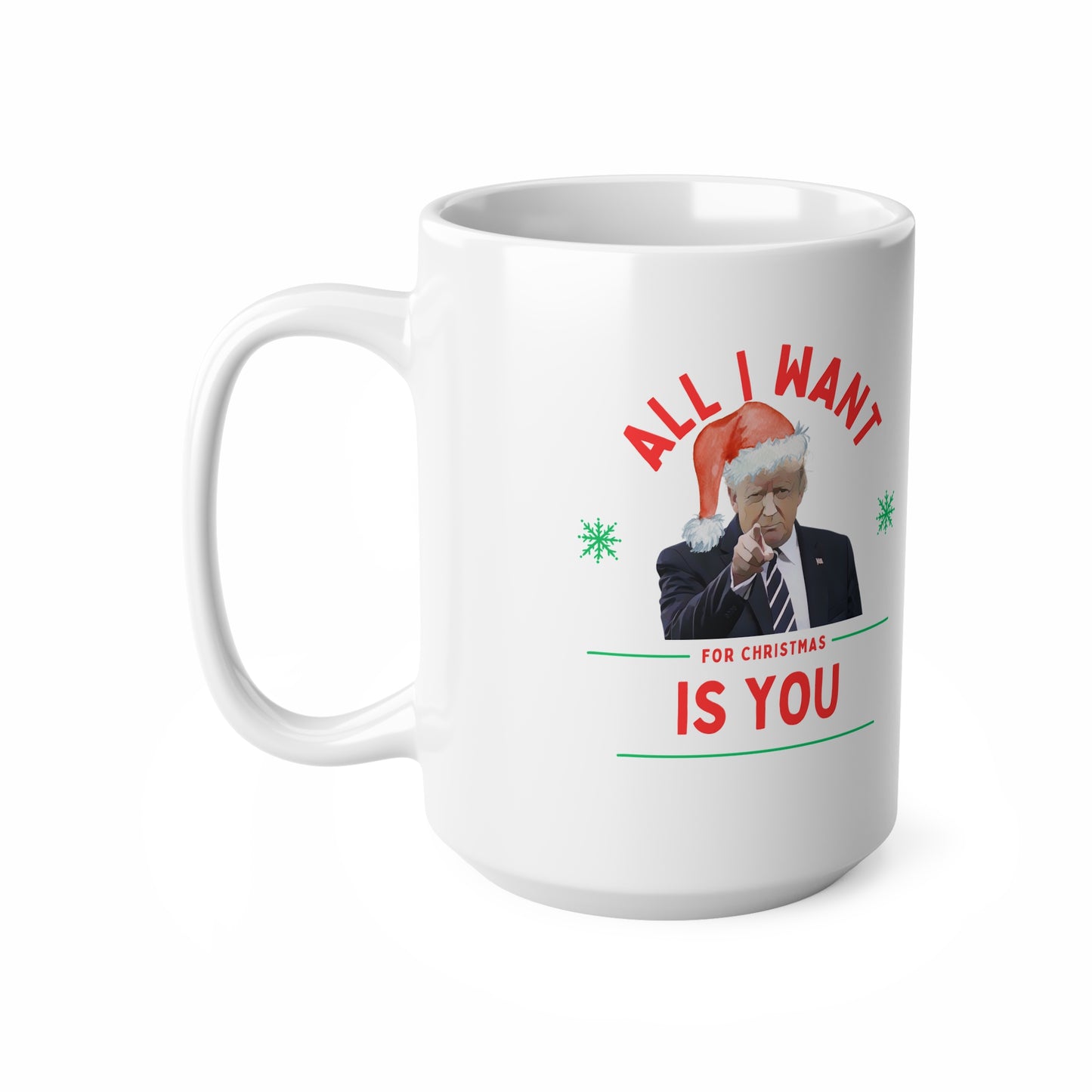 USA trump coffee mug, all i want for christmas is you