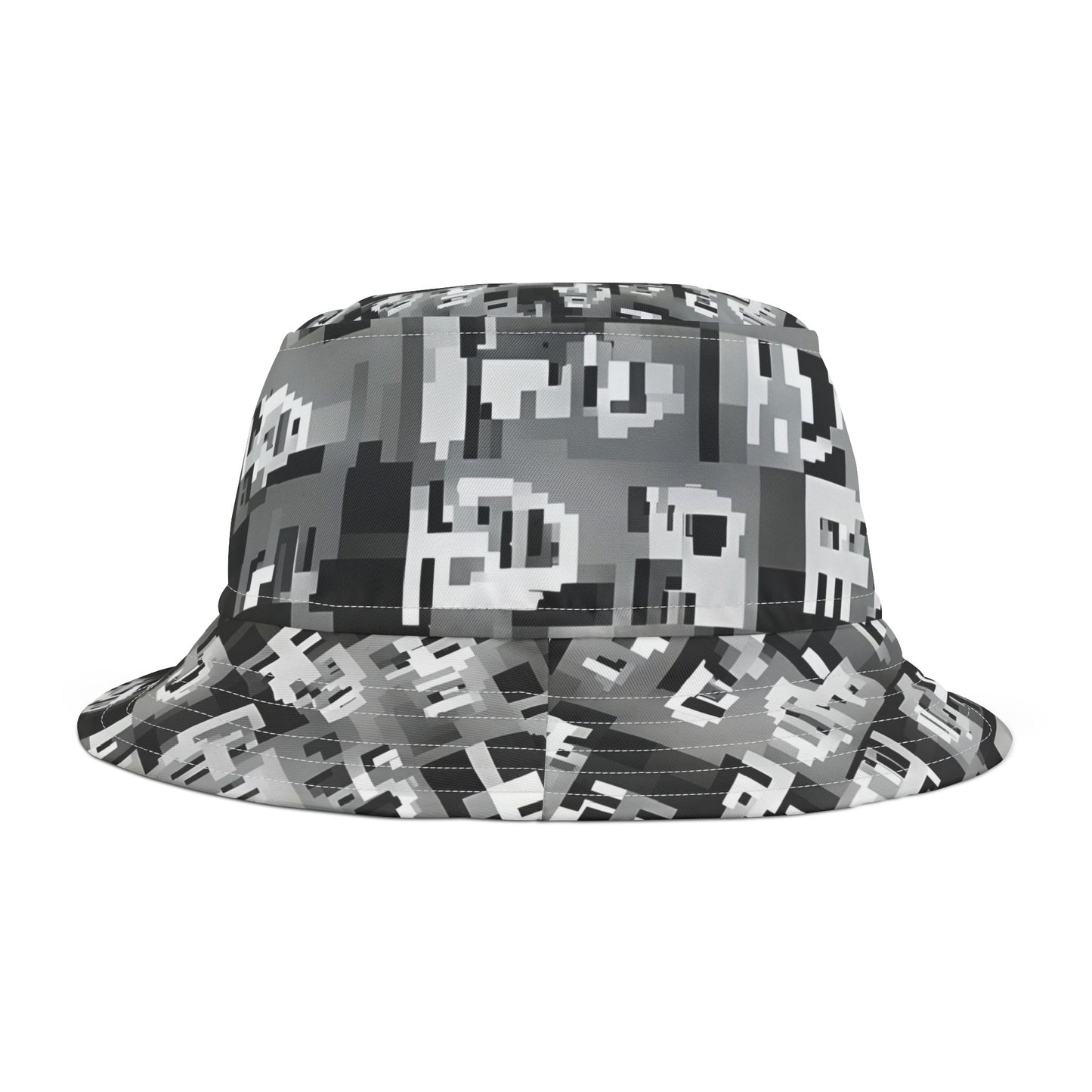 Festival Bucket Hat – Anti-Facial Recognition Hat with Adversarial Pattern, Cyberpunk Techwear, Burning Man Clothing, Rave Headwear