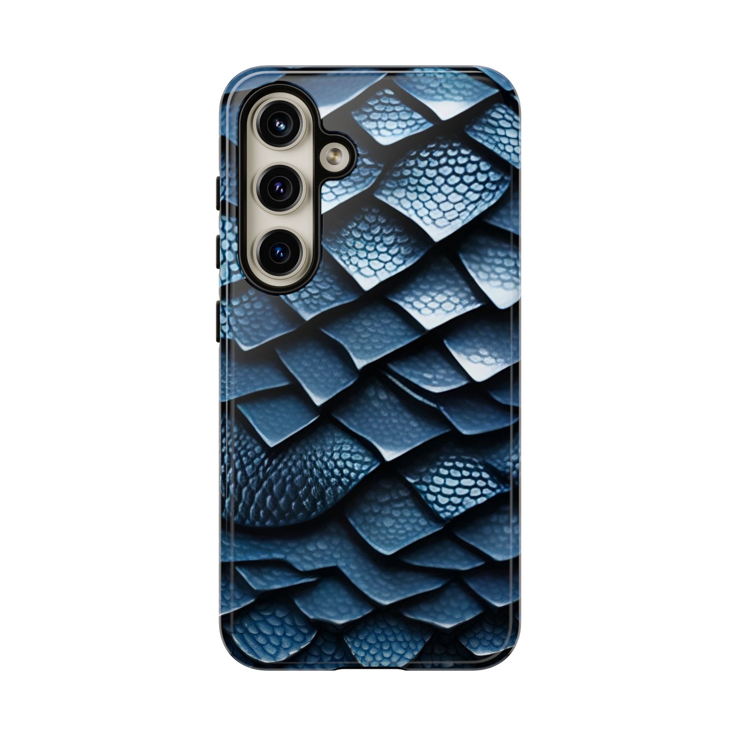 BLUE SCALES phone case TOUGH iPhone 16/15/14/13/12/11 Pro Max | Galaxy S24/S23/S22 Ultra | Pixel 7/8/9 | Slim & Tough