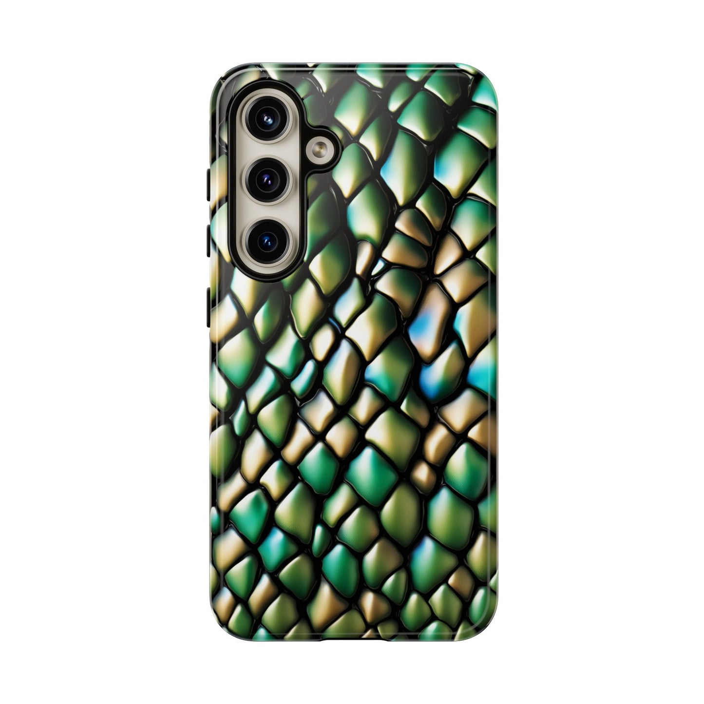 BOGOF! GREEN SCALES phone case TOUGH iPhone 16/15/14/13/12/11 Pro Max | Galaxy S24/S23/S22 Ultra | Pixel 7/8/9 | Slim & Tough