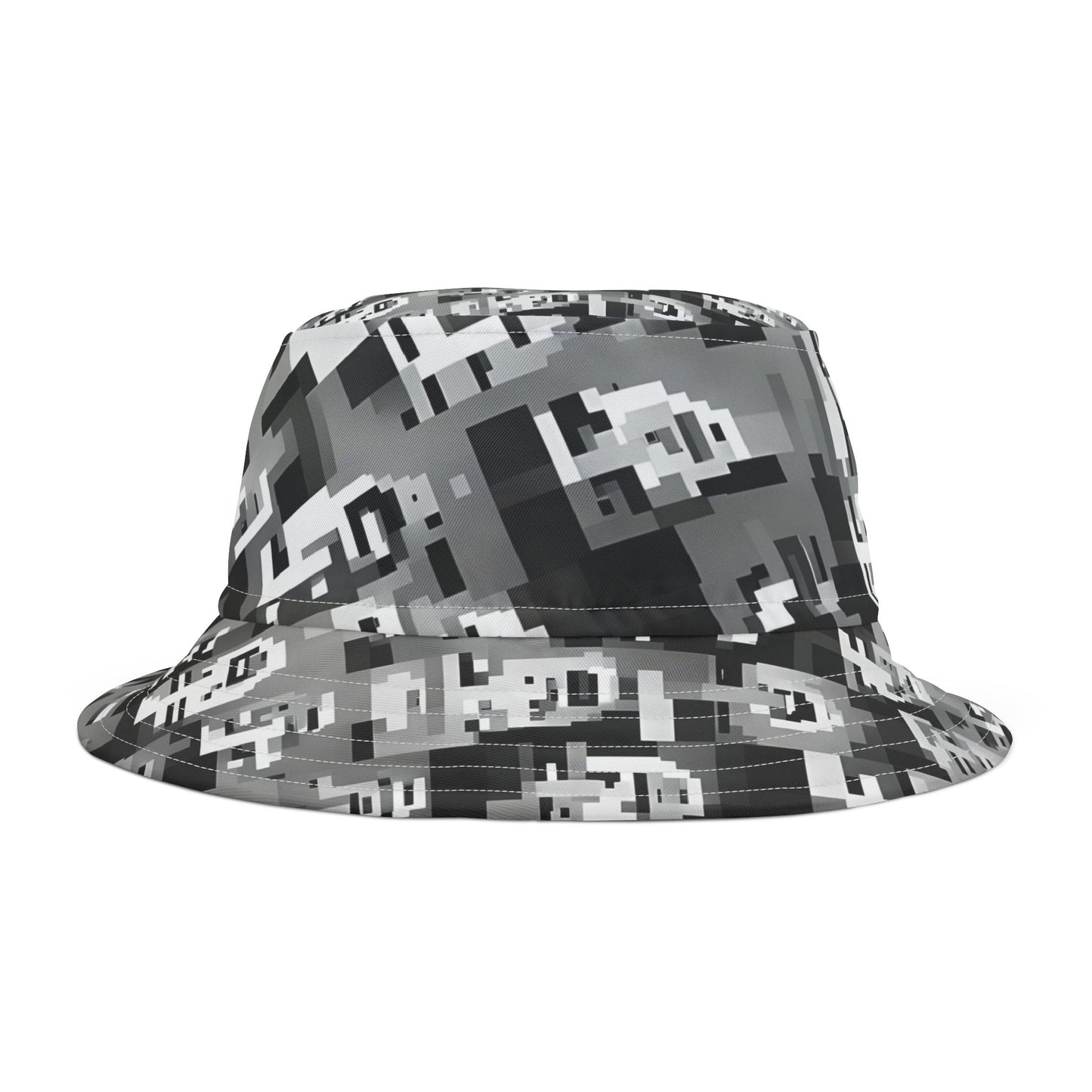 Festival Bucket Hat – Anti-Facial Recognition Hat with Adversarial Pattern, Cyberpunk Techwear, Burning Man Clothing, Rave Headwear
