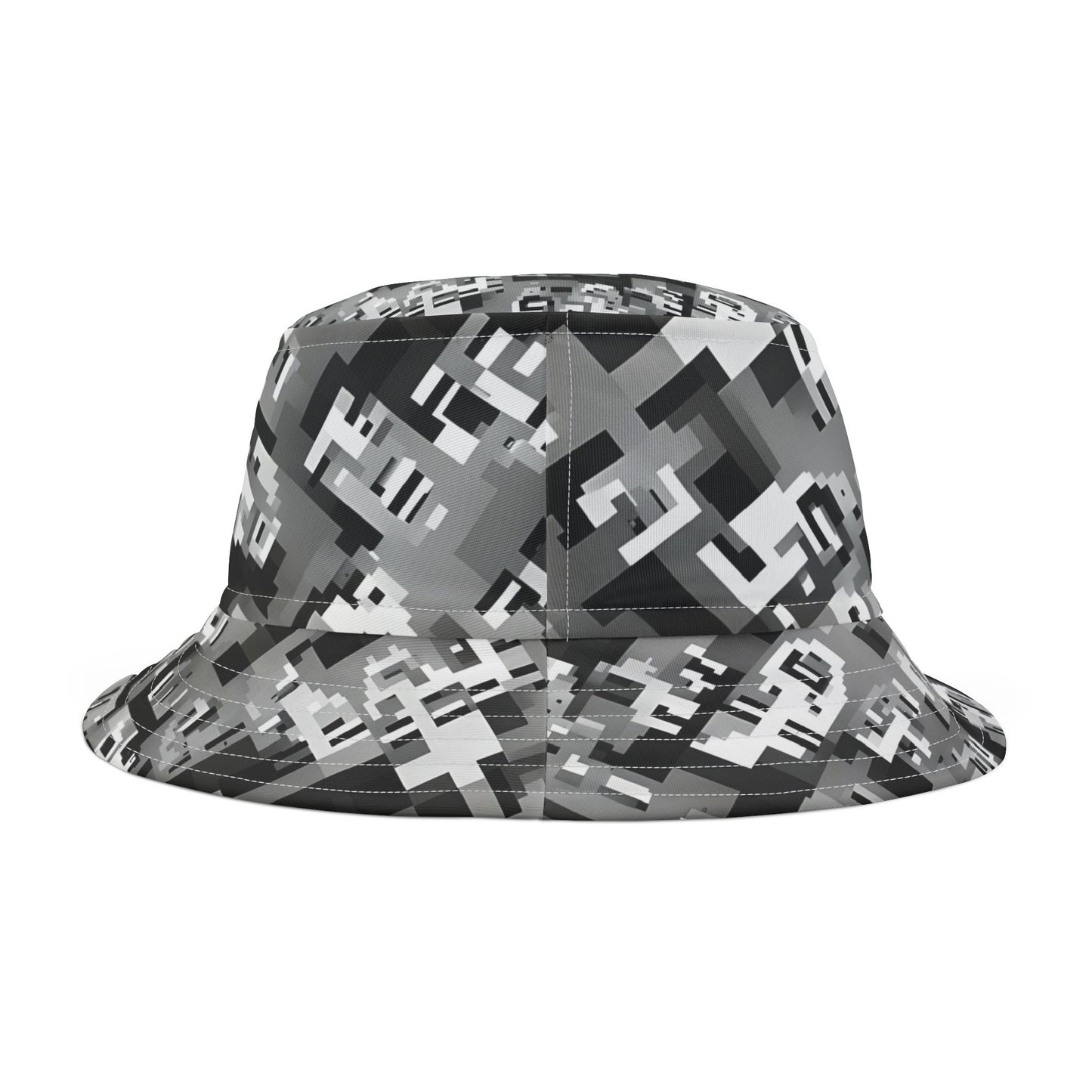 Festival Bucket Hat – Anti-Facial Recognition Hat with Adversarial Pattern, Cyberpunk Techwear, Burning Man Clothing, Rave Headwear