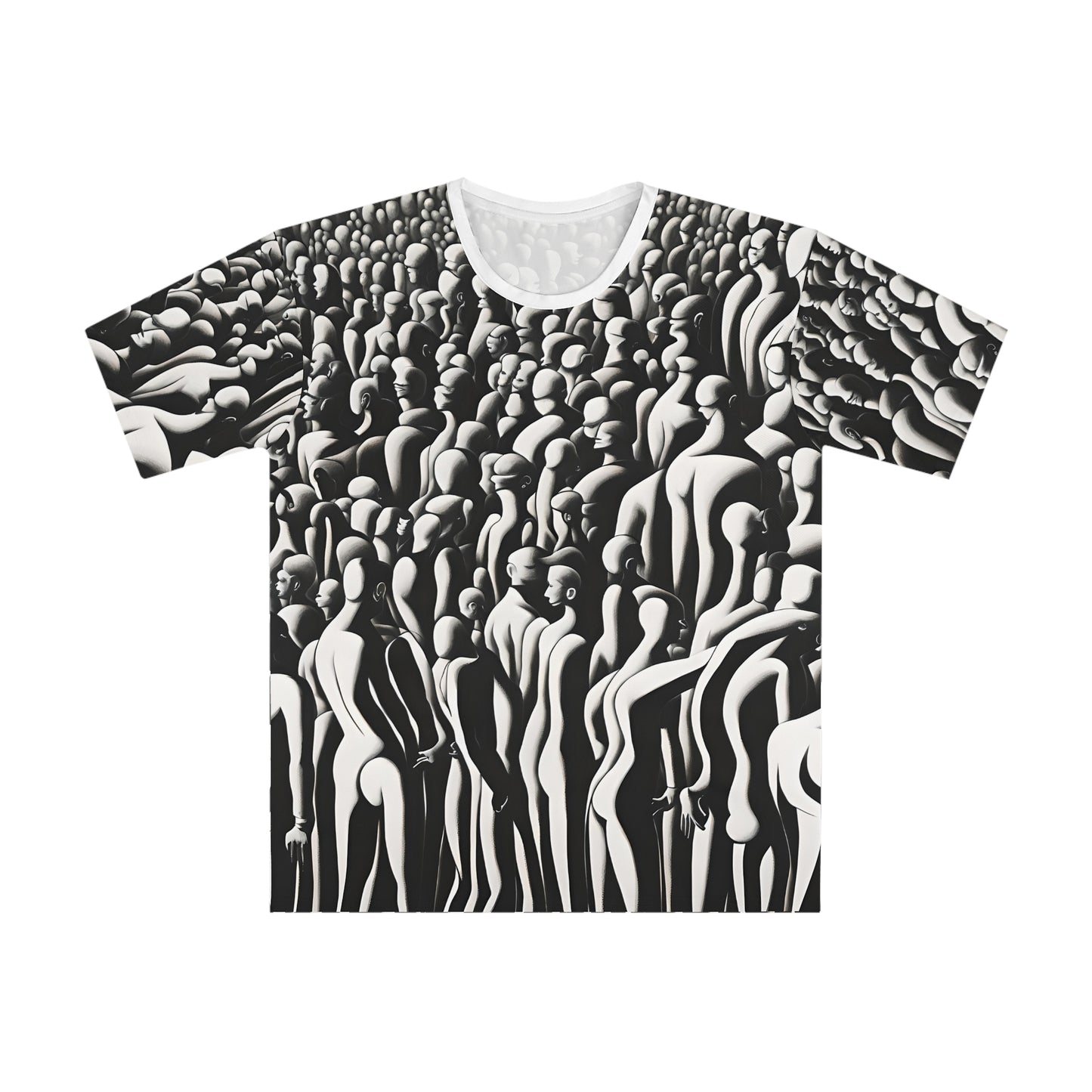 T-shirt Adversarial Anti Facial Recognition, Anti Surveillance Clothing for Tech Data Privacy Protestors