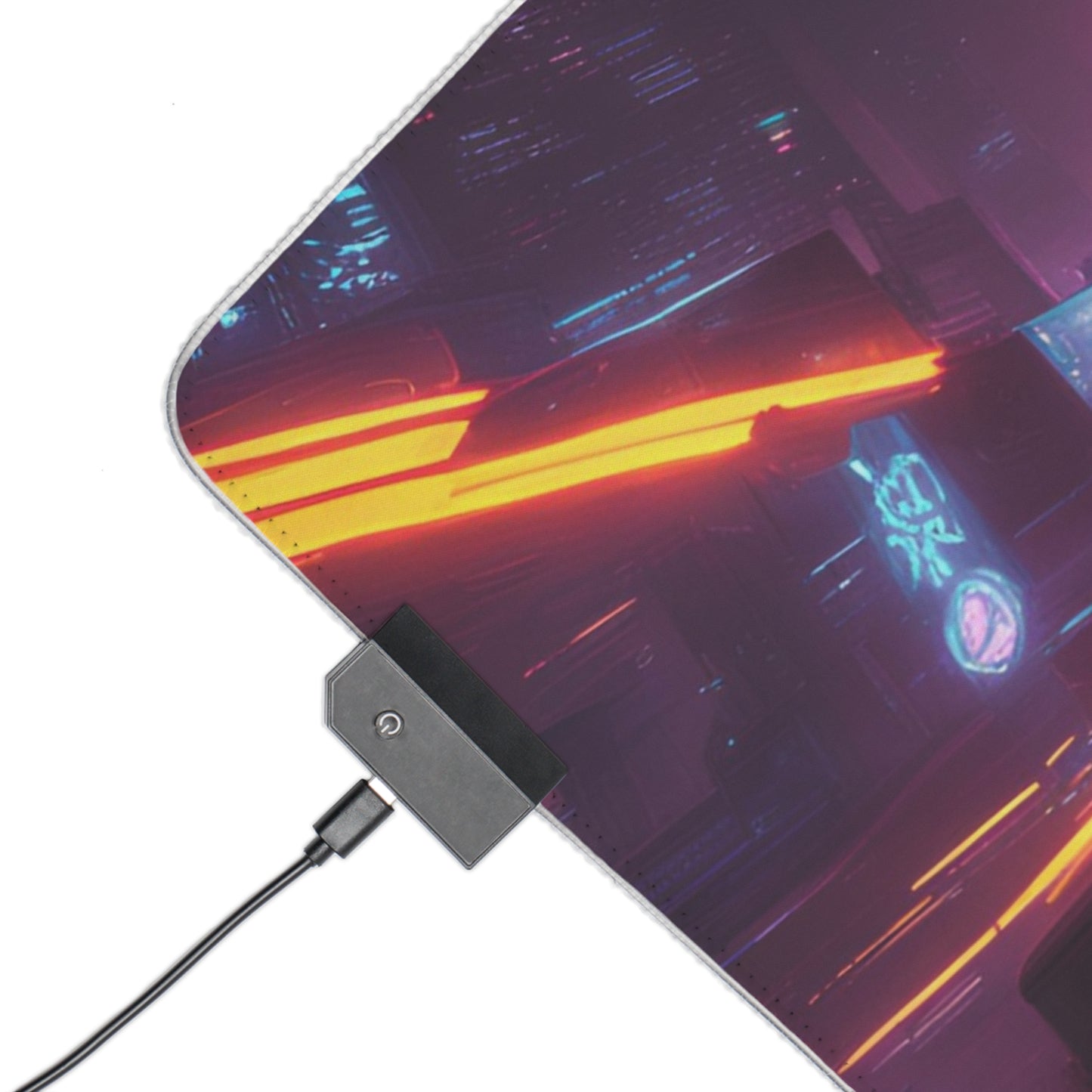 LED Gaming Mouse Pad - Cyber punk gift for gamers