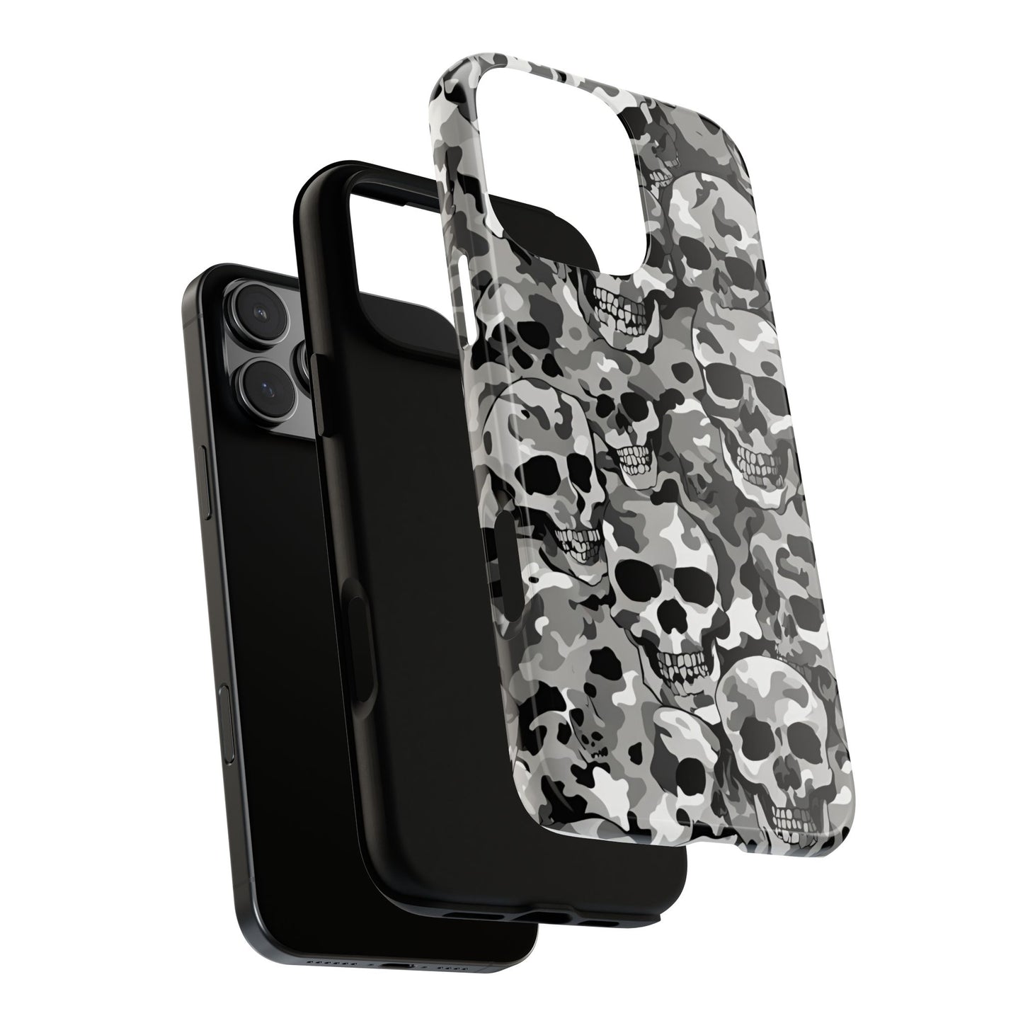 SKULL CAMO phone case TOUGH iPhone 16/15/14/13/12/11 Pro Max | Galaxy S24/S23/S22 Ultra | Pixel 7/8/9 | Slim & Tough