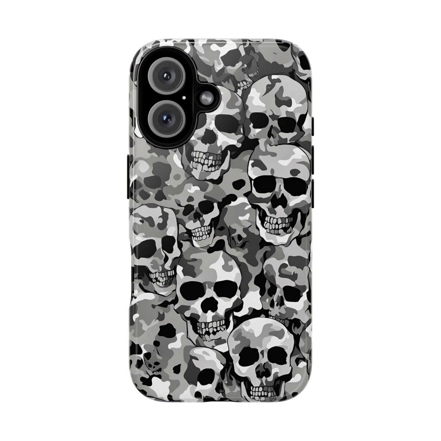 SKULL CAMO phone case TOUGH iPhone 16/15/14/13/12/11 Pro Max | Galaxy S24/S23/S22 Ultra | Pixel 7/8/9 | Slim & Tough