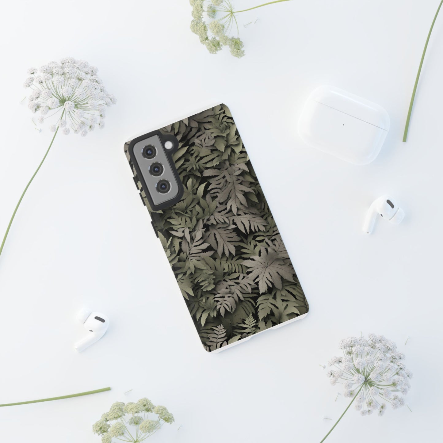 LEAF phone case TOUGH iPhone 16/15/14/13/12/11 Pro Max | Galaxy S24/S23/S22 Ultra | Pixel 7/8/9 | Slim & Tough