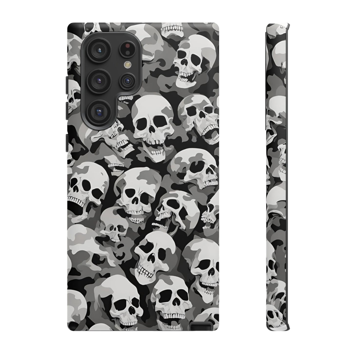 SKULL phone case TOUGH iPhone 16/15/14/13/12/11 Pro Max | Galaxy S24/S23/S22 Ultra | Pixel 7/8/9 | Slim & Tough