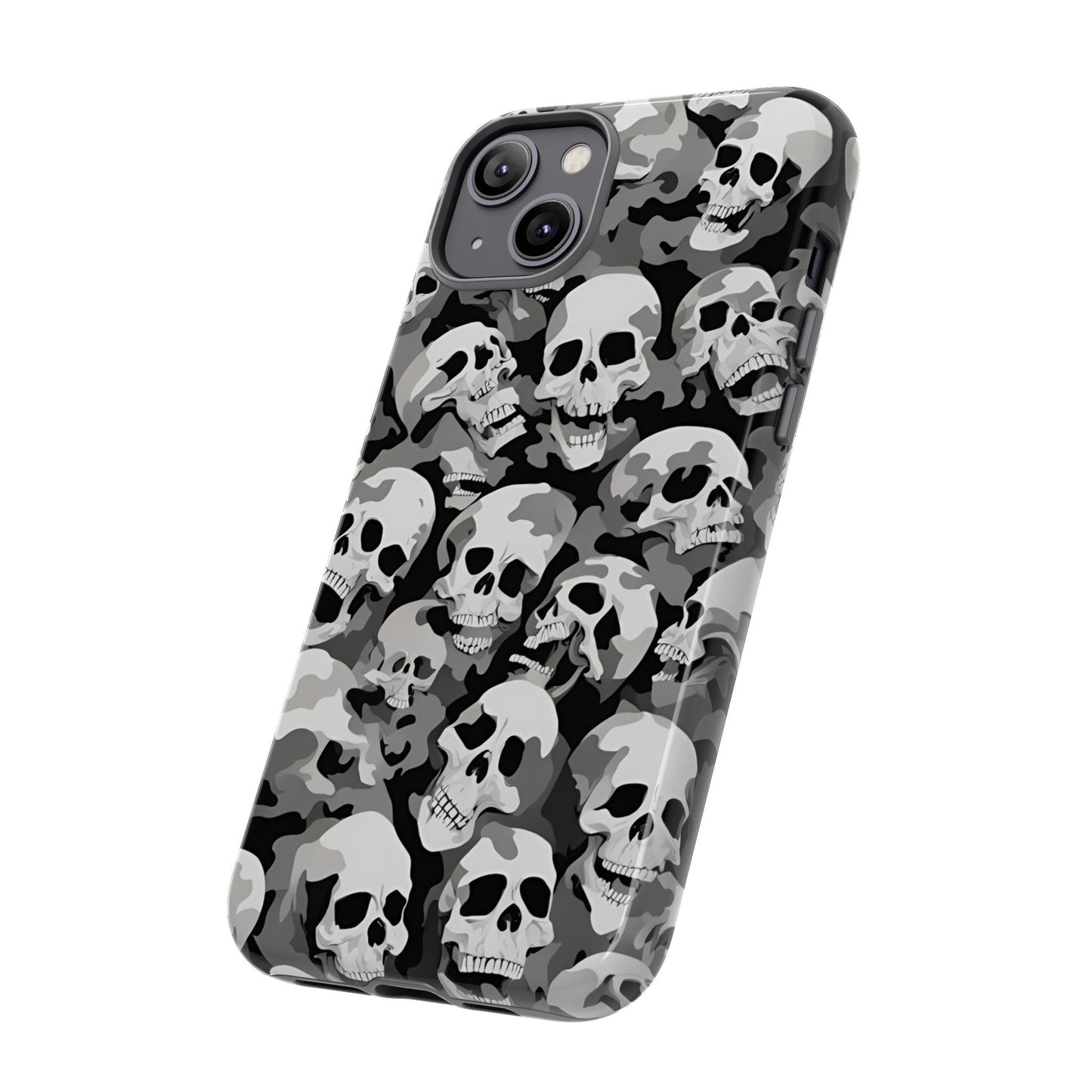 SKULL phone case TOUGH iPhone 16/15/14/13/12/11 Pro Max | Galaxy S24/S23/S22 Ultra | Pixel 7/8/9 | Slim & Tough