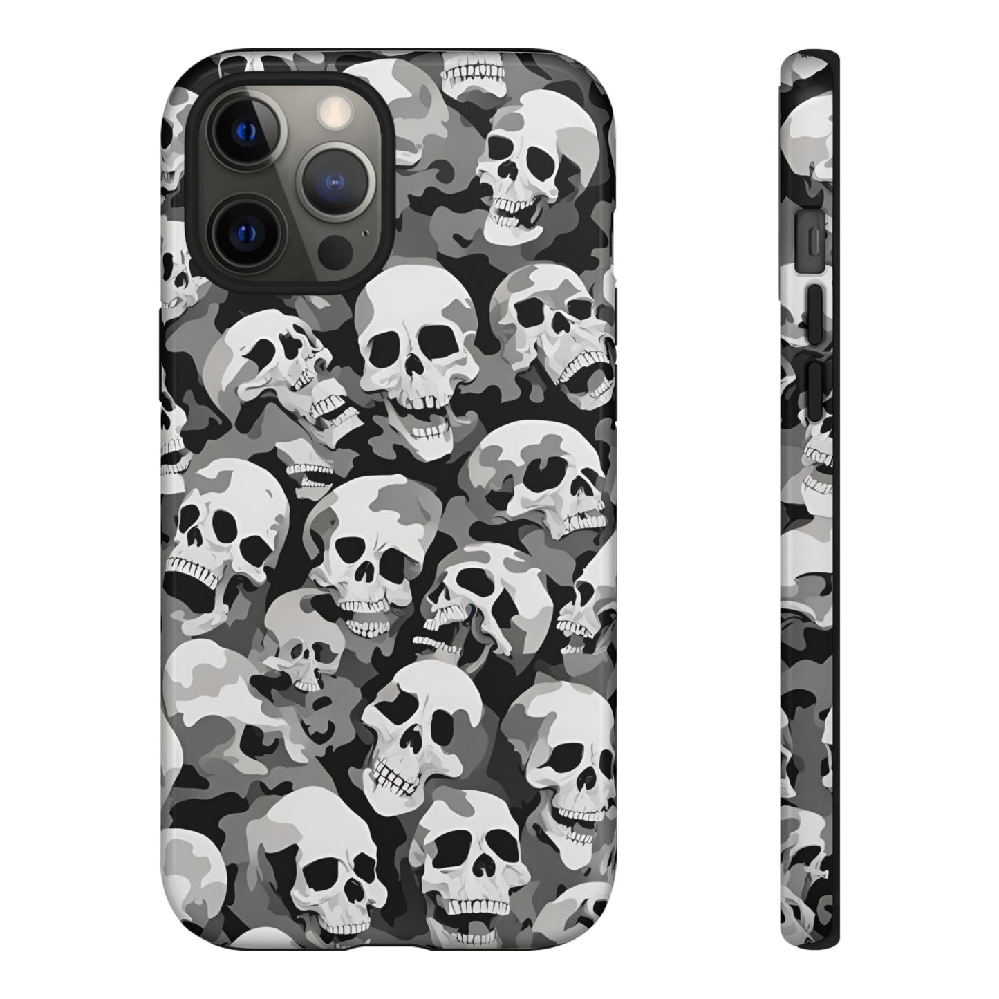 SKULL phone case TOUGH iPhone 16/15/14/13/12/11 Pro Max | Galaxy S24/S23/S22 Ultra | Pixel 7/8/9 | Slim & Tough