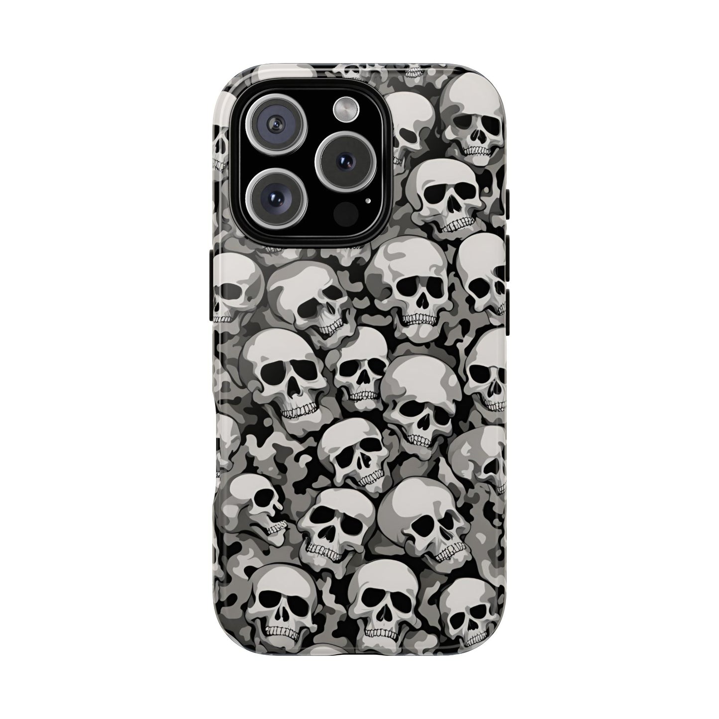 SKULL phone case TOUGH iPhone 16/15/14/13/12/11 Pro Max | Galaxy S24/S23/S22 Ultra | Pixel 7/8/9 | Slim & Tough