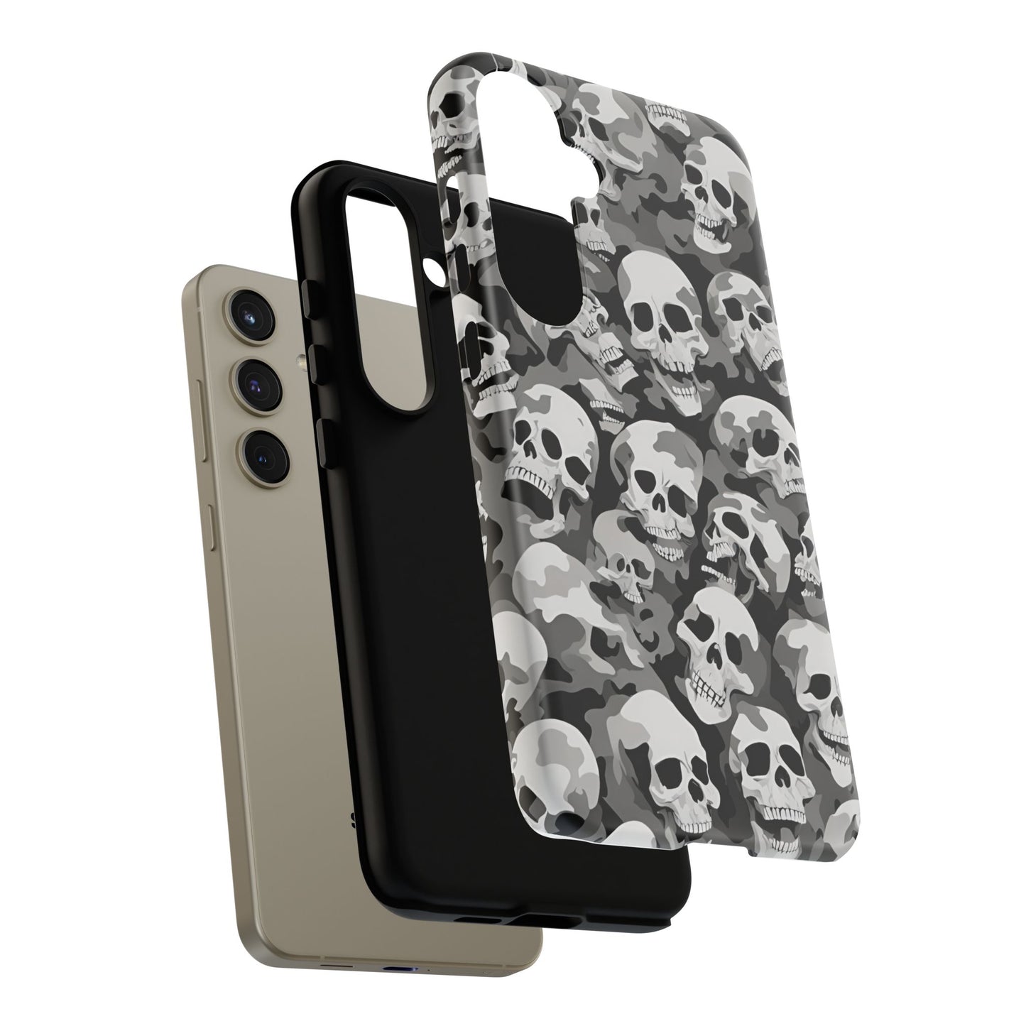 SKULL phone case TOUGH iPhone 16/15/14/13/12/11 Pro Max | Galaxy S24/S23/S22 Ultra | Pixel 7/8/9 | Slim & Tough