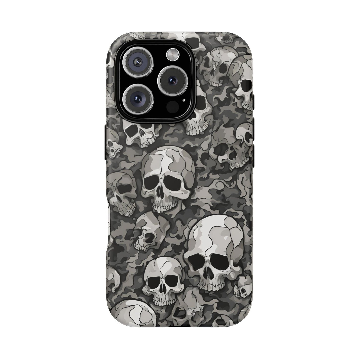 SKULL phone case TOUGH iPhone 16/15/14/13/12/11 Pro Max | Galaxy S24/S23/S22 Ultra | Pixel 7/8/9 | Slim & Tough