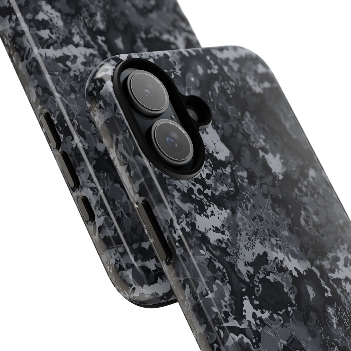 BLACK CAMO phone case TOUGH iPhone 16/15/14/13/12/11 Pro Max | Galaxy S24/S23/S22 Ultra | Pixel 7/8/9 | Slim & Tough