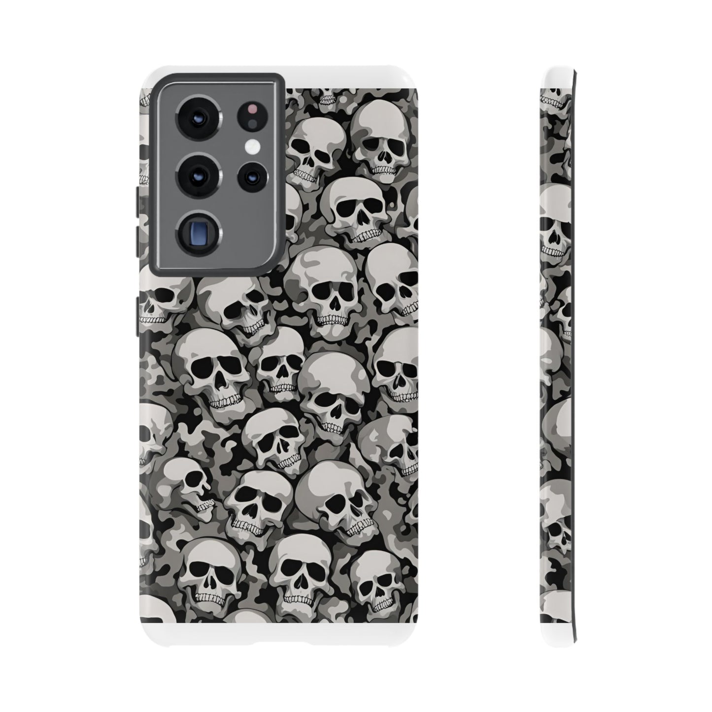 SKULL phone case TOUGH iPhone 16/15/14/13/12/11 Pro Max | Galaxy S24/S23/S22 Ultra | Pixel 7/8/9 | Slim & Tough