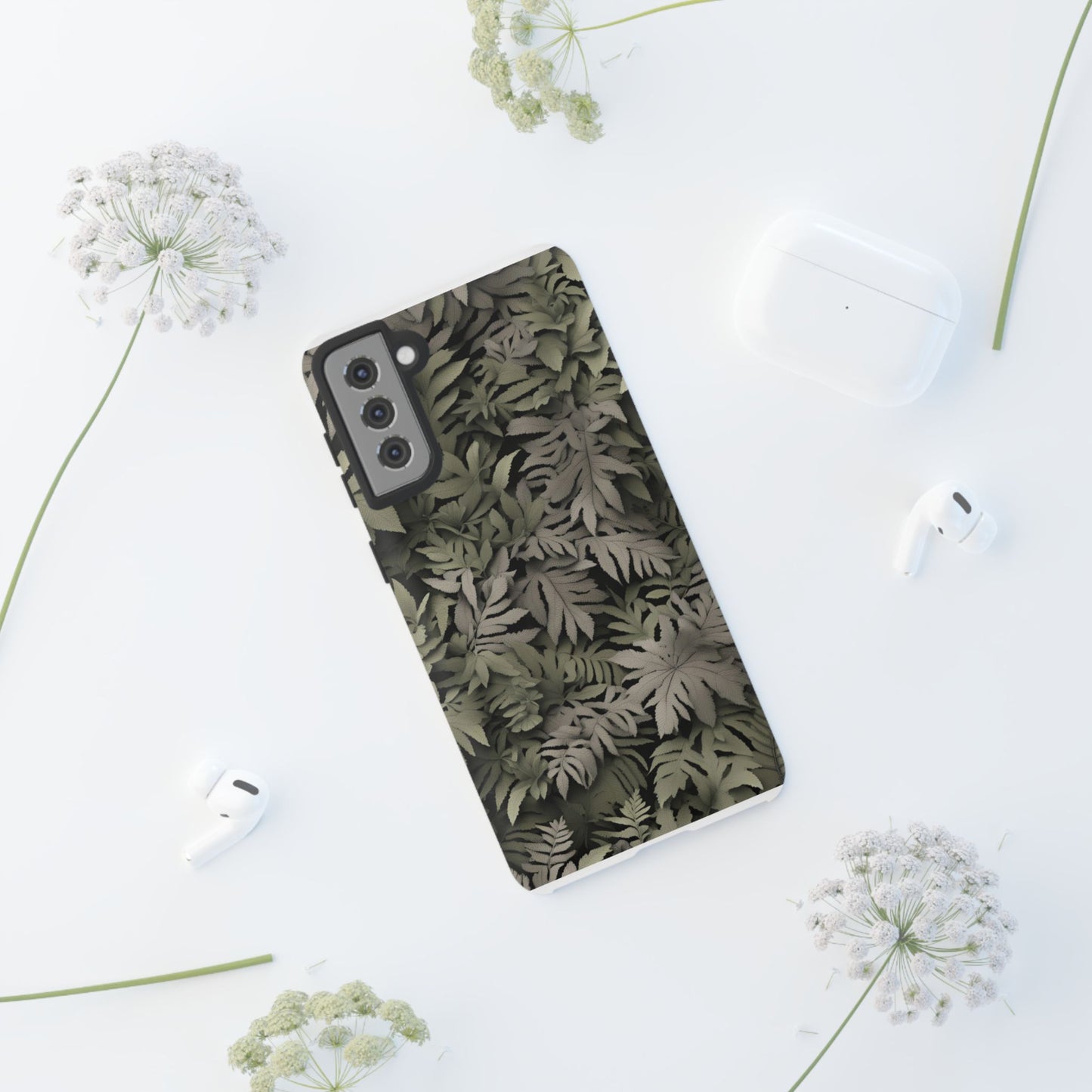 LEAF phone case TOUGH iPhone 16/15/14/13/12/11 Pro Max | Galaxy S24/S23/S22 Ultra | Pixel 7/8/9 | Slim & Tough