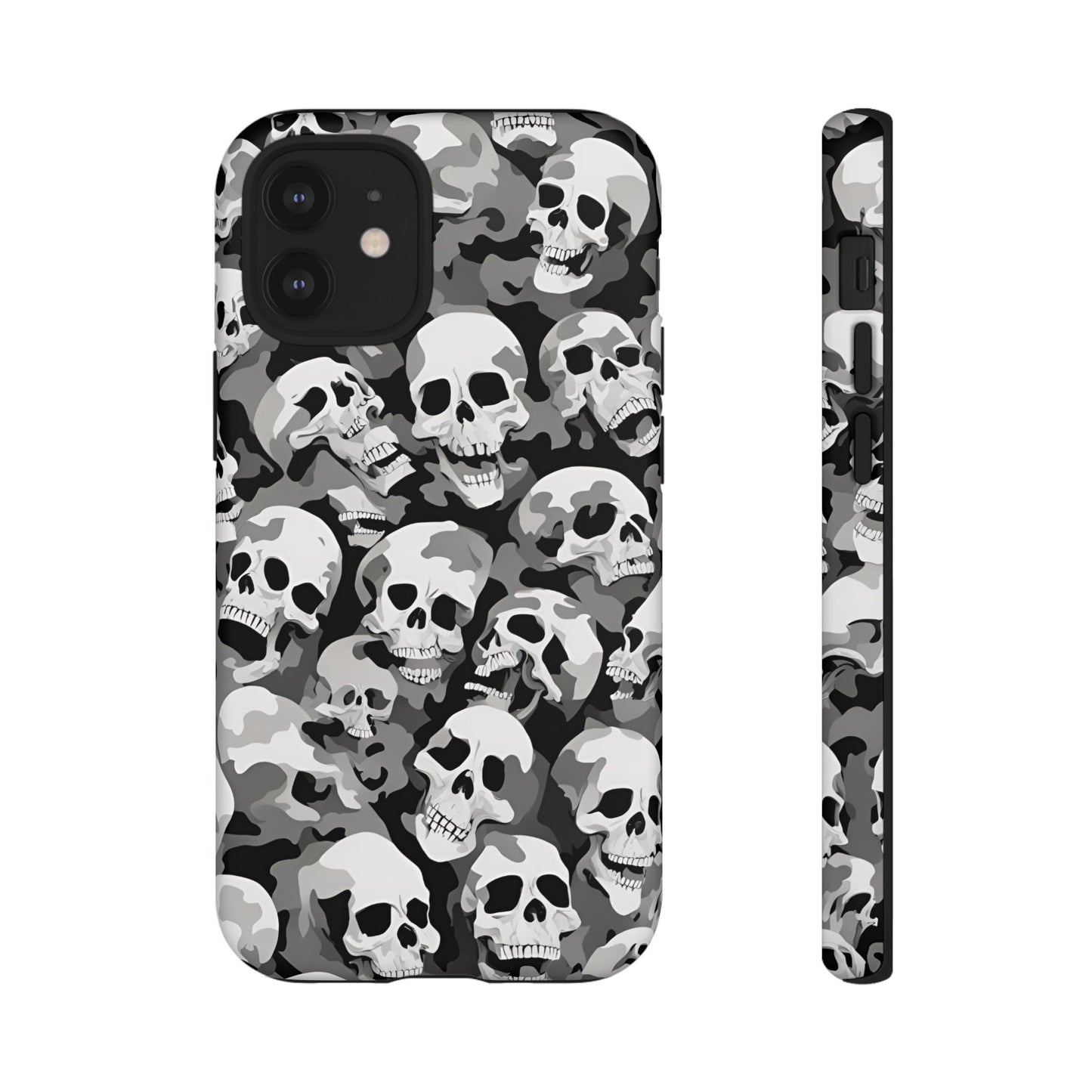 SKULL phone case TOUGH iPhone 16/15/14/13/12/11 Pro Max | Galaxy S24/S23/S22 Ultra | Pixel 7/8/9 | Slim & Tough