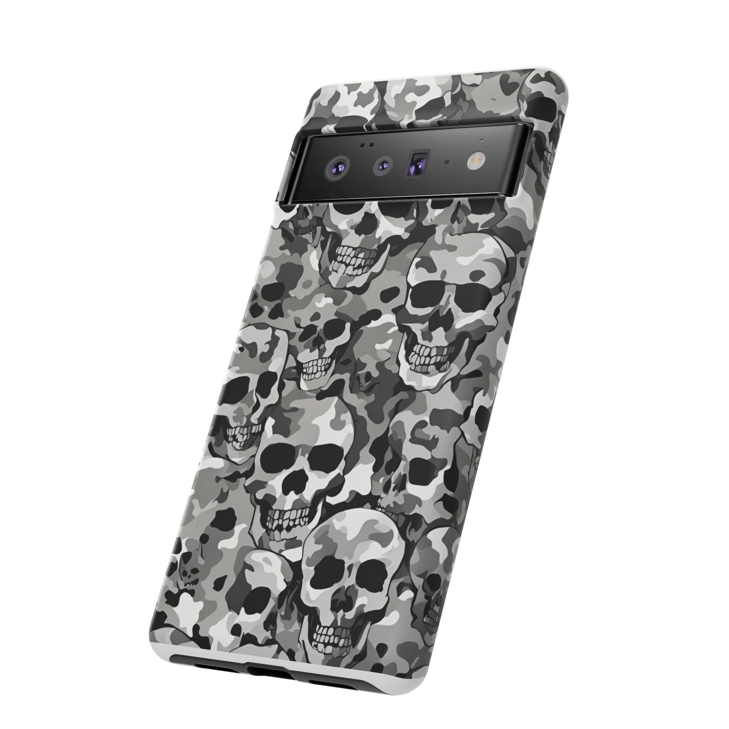 SKULL CAMO phone case TOUGH iPhone 16/15/14/13/12/11 Pro Max | Galaxy S24/S23/S22 Ultra | Pixel 7/8/9 | Slim & Tough