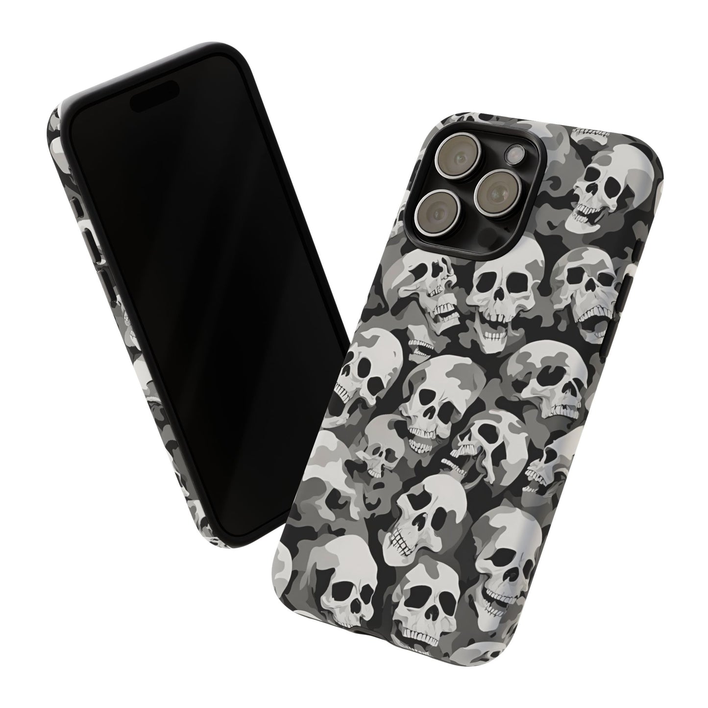 SKULL phone case TOUGH iPhone 16/15/14/13/12/11 Pro Max | Galaxy S24/S23/S22 Ultra | Pixel 7/8/9 | Slim & Tough