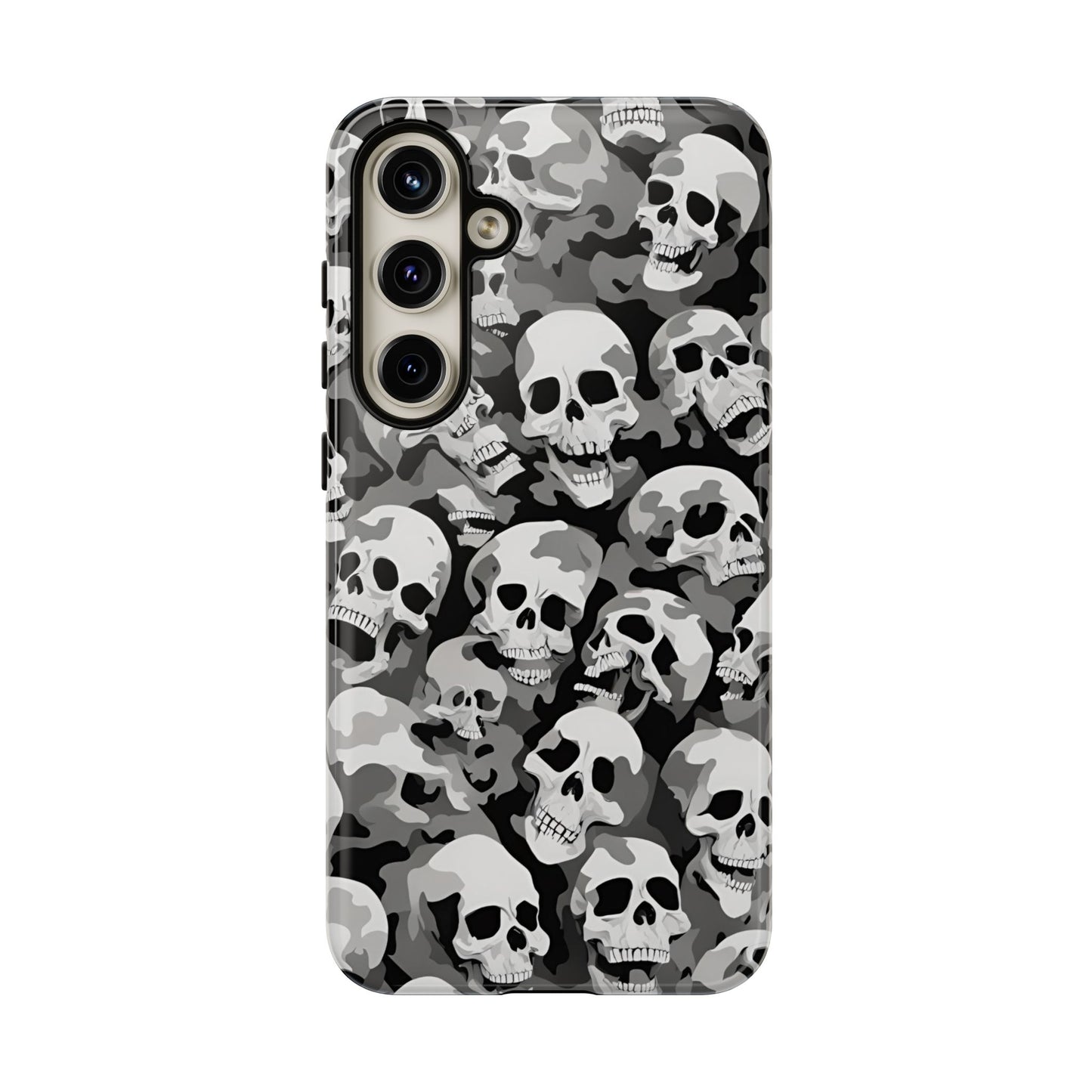 SKULL phone case TOUGH iPhone 16/15/14/13/12/11 Pro Max | Galaxy S24/S23/S22 Ultra | Pixel 7/8/9 | Slim & Tough