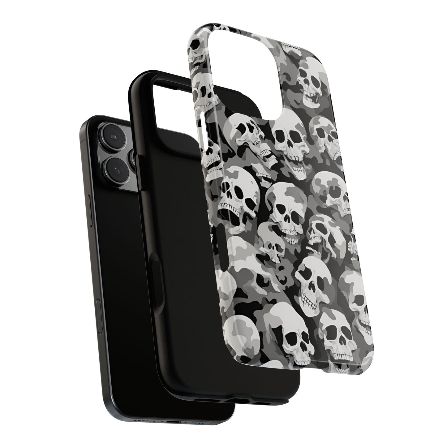 SKULL phone case TOUGH iPhone 16/15/14/13/12/11 Pro Max | Galaxy S24/S23/S22 Ultra | Pixel 7/8/9 | Slim & Tough