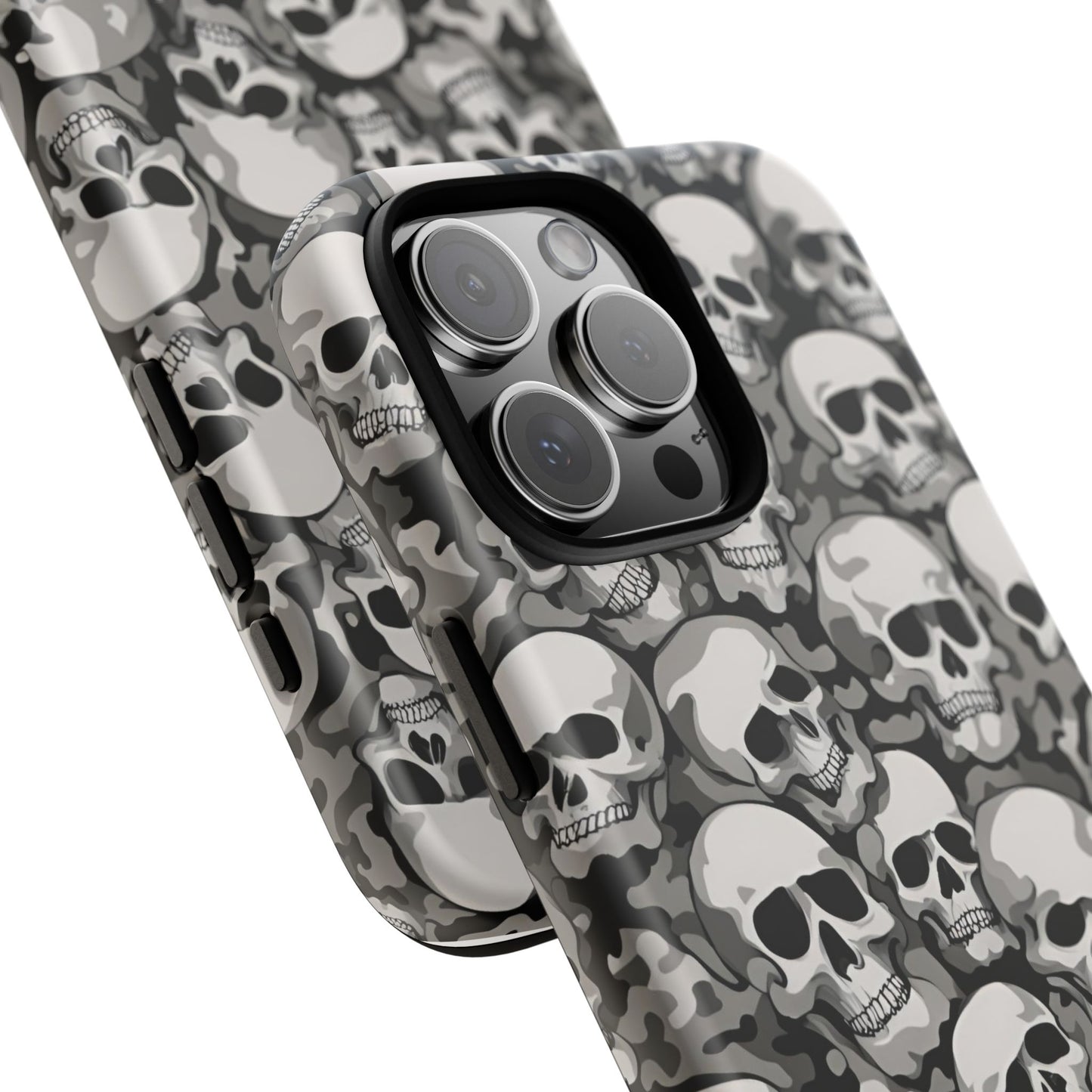 SKULL phone case TOUGH iPhone 16/15/14/13/12/11 Pro Max | Galaxy S24/S23/S22 Ultra | Pixel 7/8/9 | Slim & Tough