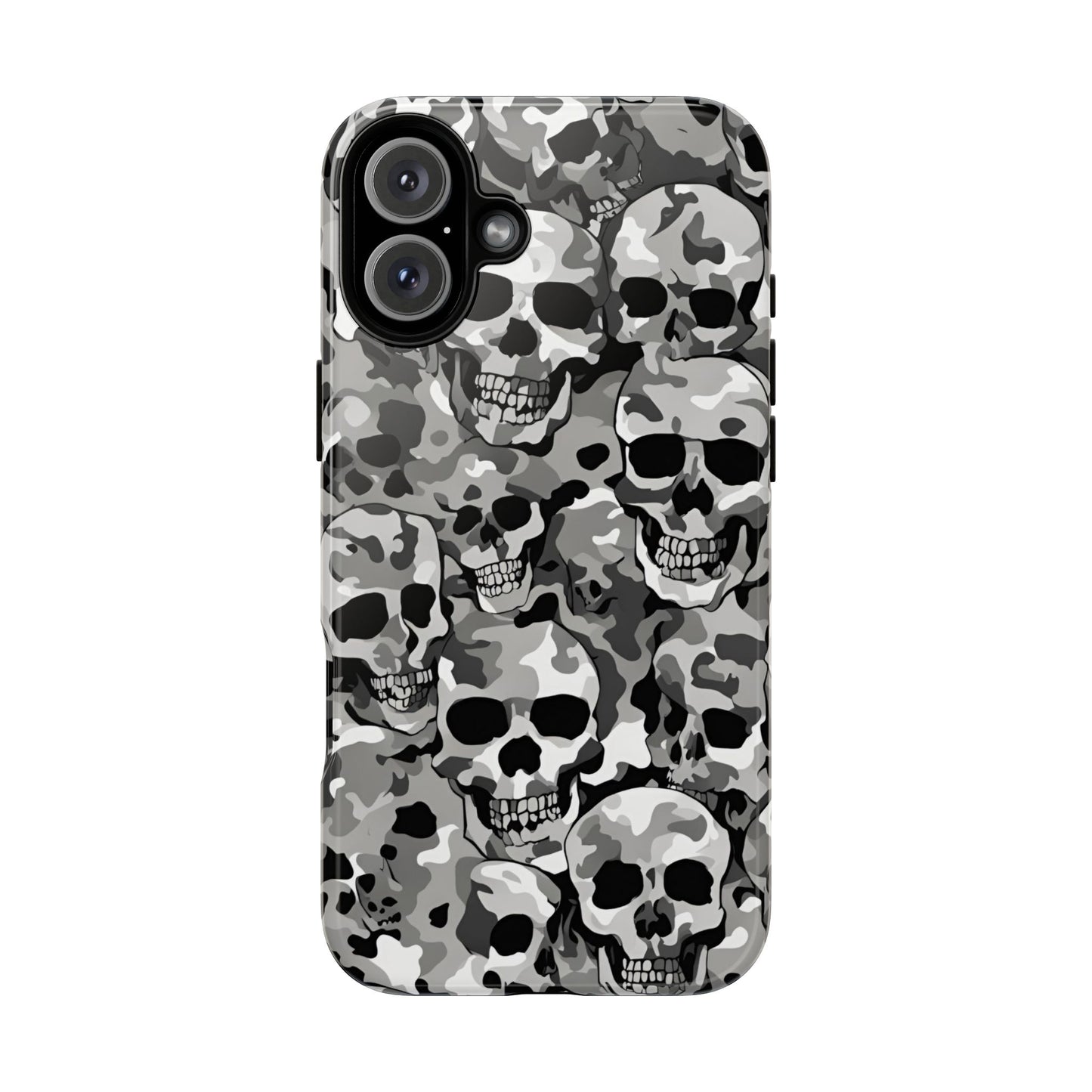 SKULL CAMO phone case TOUGH iPhone 16/15/14/13/12/11 Pro Max | Galaxy S24/S23/S22 Ultra | Pixel 7/8/9 | Slim & Tough