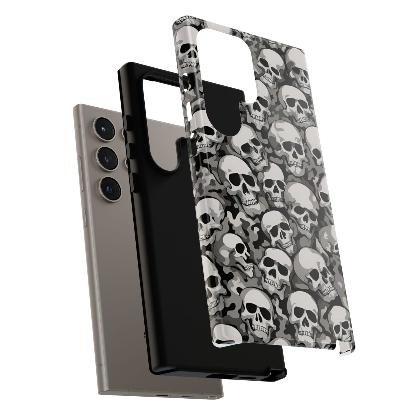 SKULL phone case TOUGH iPhone 16/15/14/13/12/11 Pro Max | Galaxy S24/S23/S22 Ultra | Pixel 7/8/9 | Slim & Tough