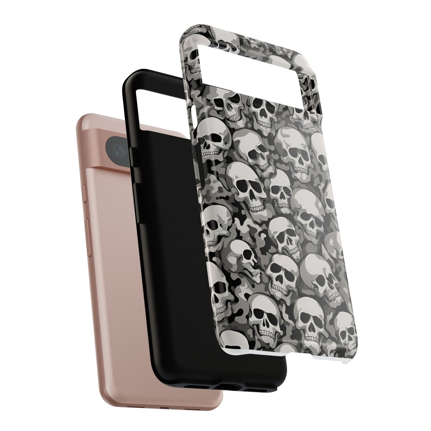 SKULL phone case TOUGH iPhone 16/15/14/13/12/11 Pro Max | Galaxy S24/S23/S22 Ultra | Pixel 7/8/9 | Slim & Tough