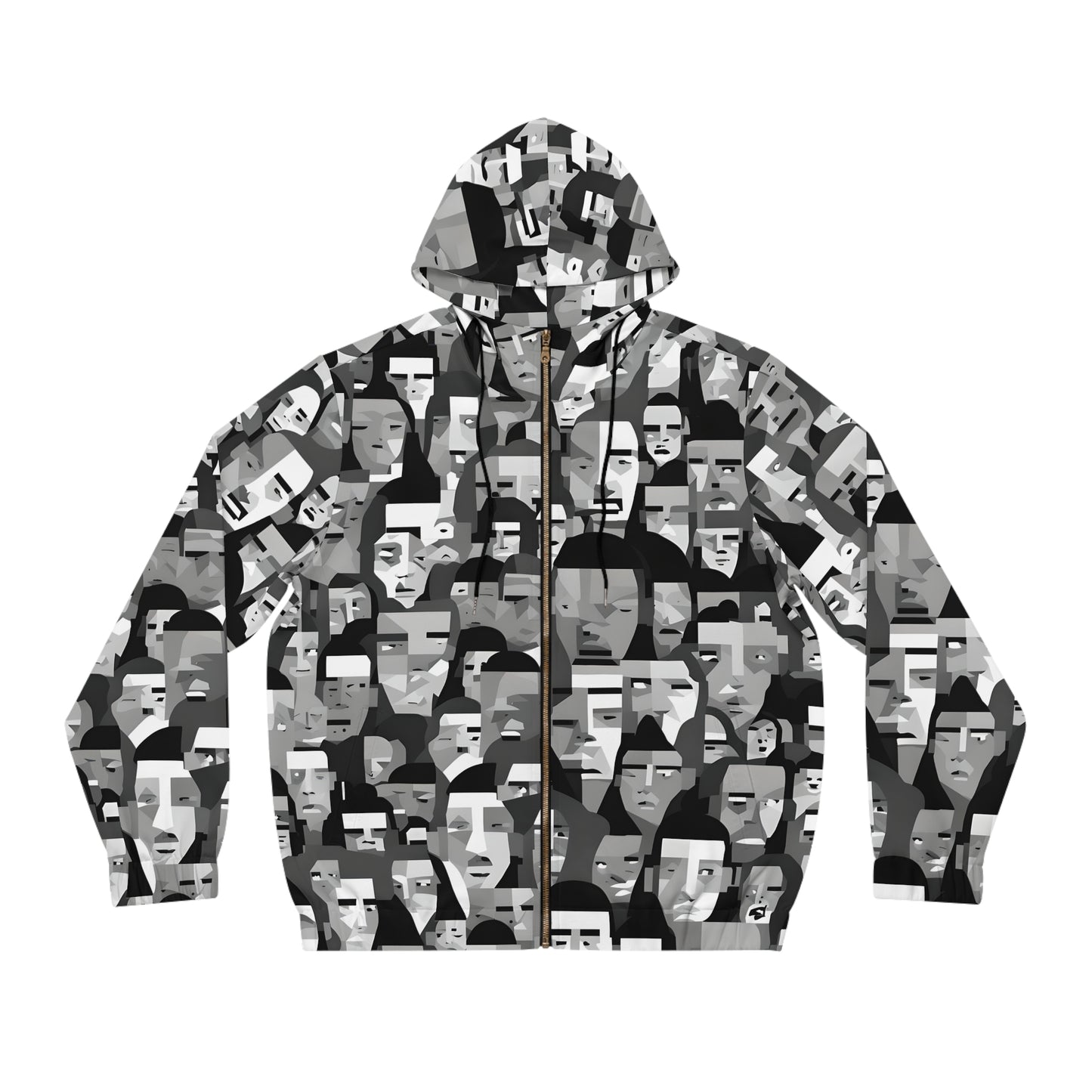 Anti Facial Recognition Hoodie, Anti Surveillance Clothing for Gamers 16-bit design