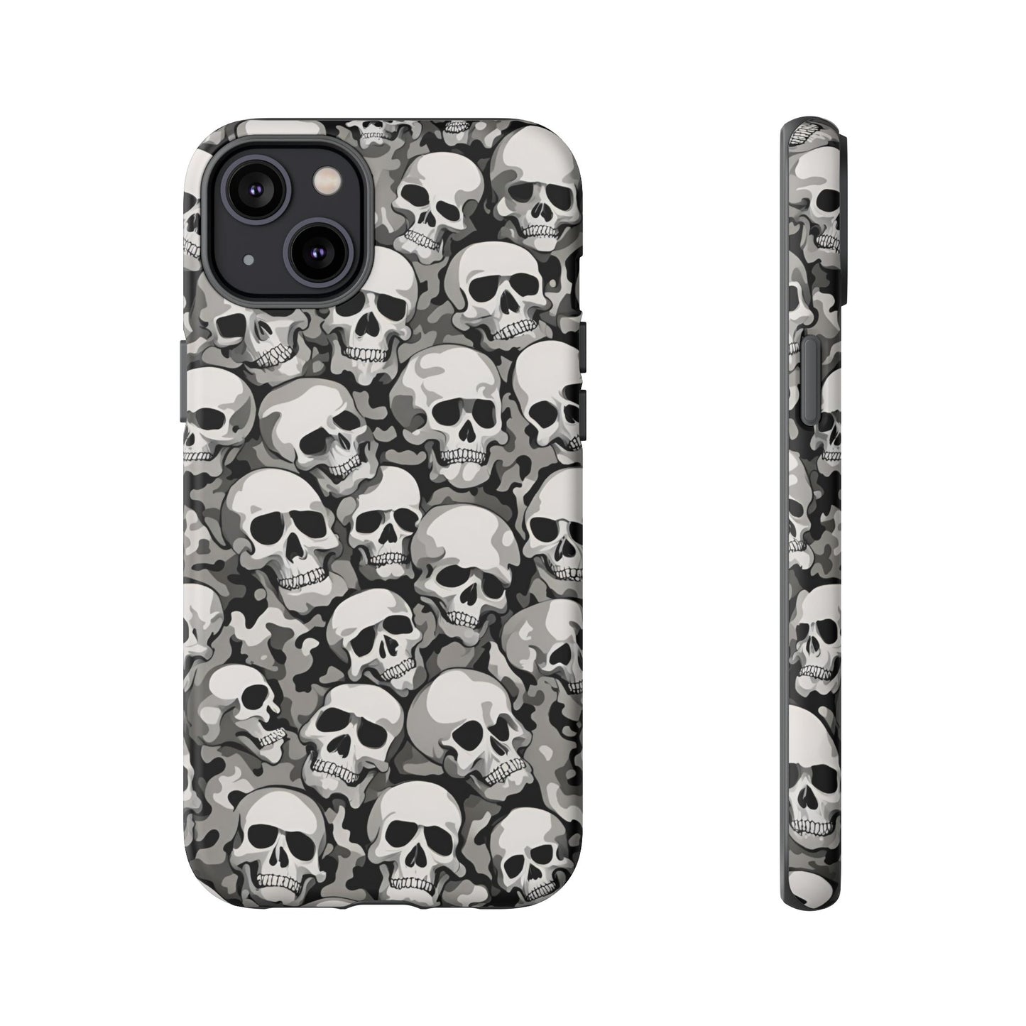 SKULL phone case TOUGH iPhone 16/15/14/13/12/11 Pro Max | Galaxy S24/S23/S22 Ultra | Pixel 7/8/9 | Slim & Tough