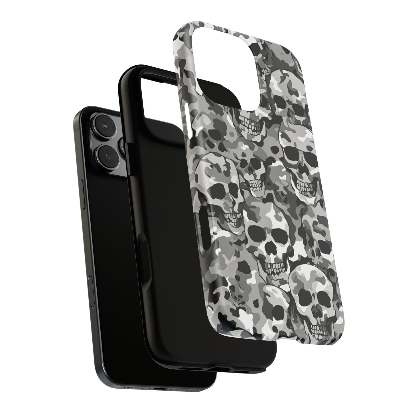 SKULL CAMO phone case TOUGH iPhone 16/15/14/13/12/11 Pro Max | Galaxy S24/S23/S22 Ultra | Pixel 7/8/9 | Slim & Tough