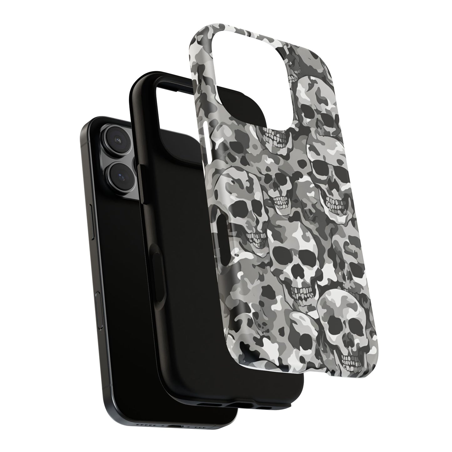 SKULL CAMO phone case TOUGH iPhone 16/15/14/13/12/11 Pro Max | Galaxy S24/S23/S22 Ultra | Pixel 7/8/9 | Slim & Tough