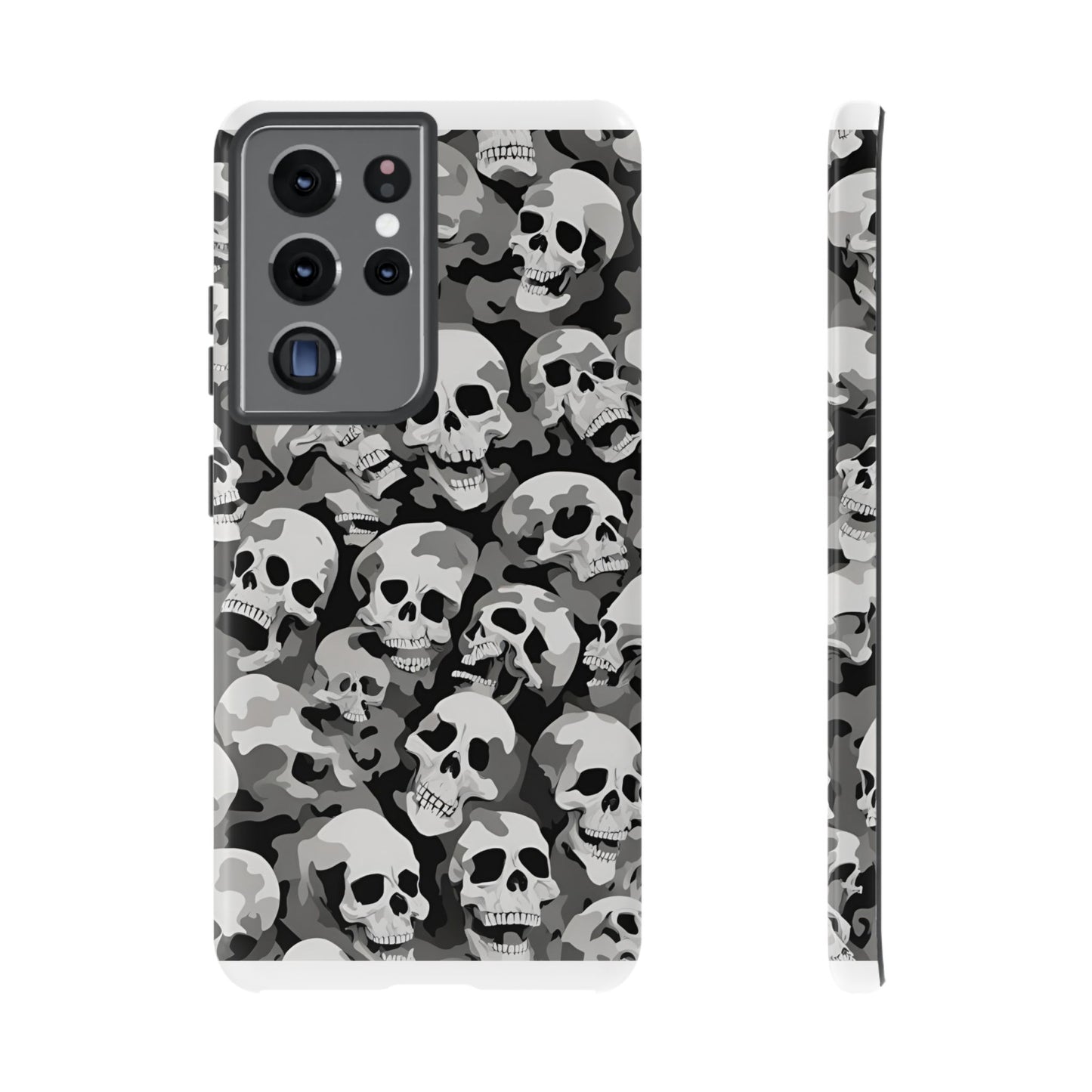 SKULL phone case TOUGH iPhone 16/15/14/13/12/11 Pro Max | Galaxy S24/S23/S22 Ultra | Pixel 7/8/9 | Slim & Tough