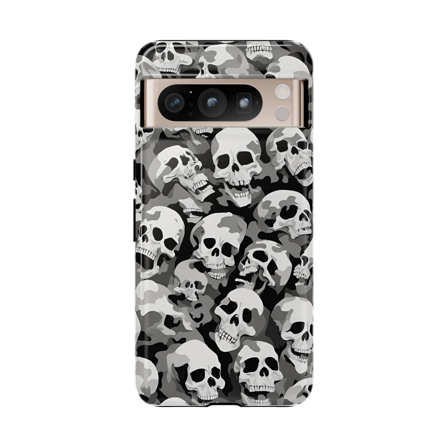 SKULL phone case TOUGH iPhone 16/15/14/13/12/11 Pro Max | Galaxy S24/S23/S22 Ultra | Pixel 7/8/9 | Slim & Tough