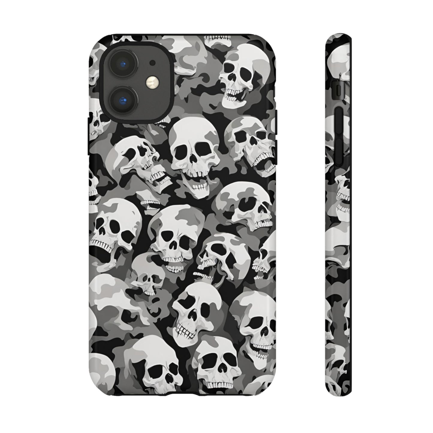 SKULL phone case TOUGH iPhone 16/15/14/13/12/11 Pro Max | Galaxy S24/S23/S22 Ultra | Pixel 7/8/9 | Slim & Tough