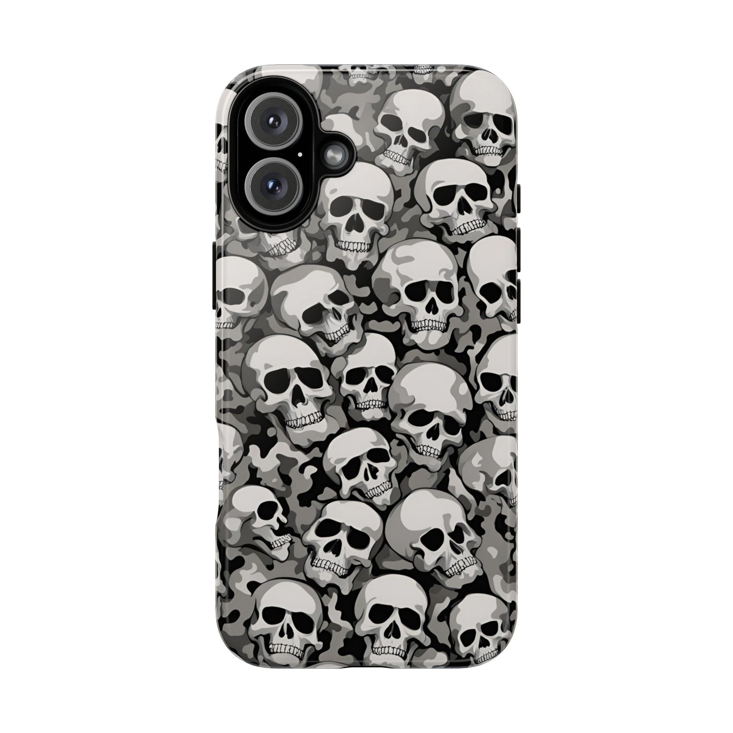 SKULL phone case TOUGH iPhone 16/15/14/13/12/11 Pro Max | Galaxy S24/S23/S22 Ultra | Pixel 7/8/9 | Slim & Tough