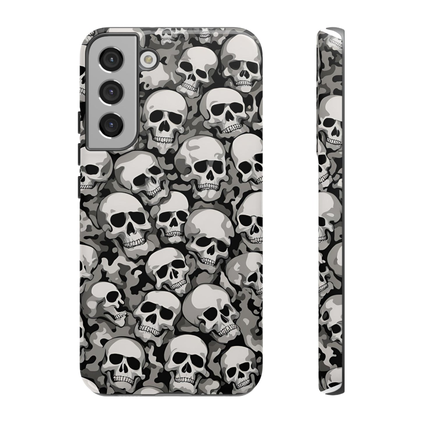 SKULL phone case TOUGH iPhone 16/15/14/13/12/11 Pro Max | Galaxy S24/S23/S22 Ultra | Pixel 7/8/9 | Slim & Tough