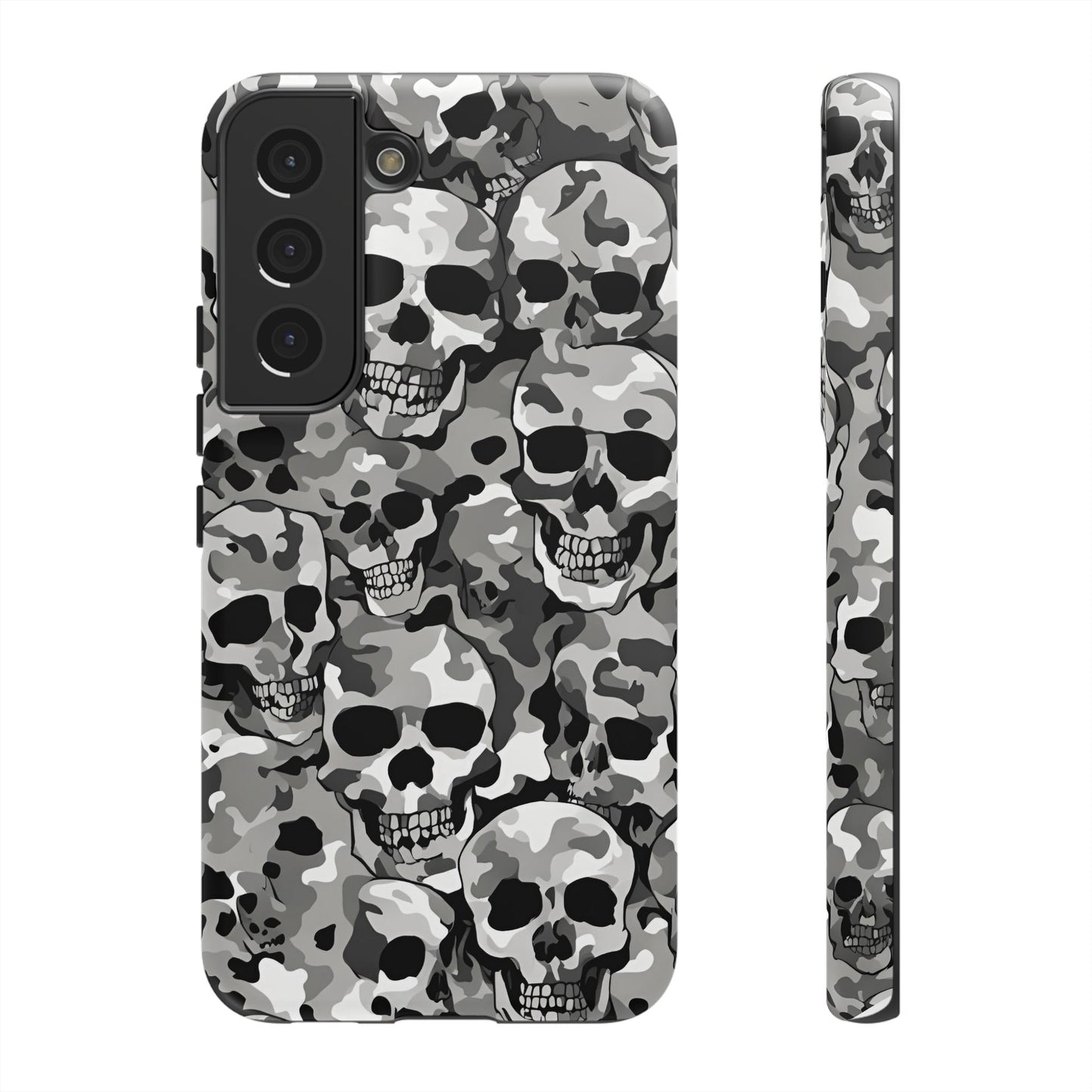 SKULL CAMO phone case TOUGH iPhone 16/15/14/13/12/11 Pro Max | Galaxy S24/S23/S22 Ultra | Pixel 7/8/9 | Slim & Tough