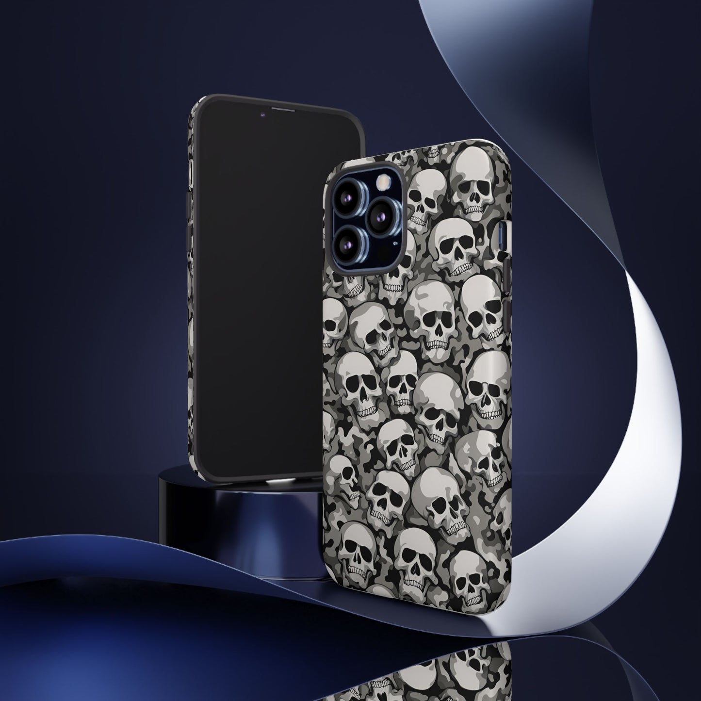 SKULL phone case TOUGH iPhone 16/15/14/13/12/11 Pro Max | Galaxy S24/S23/S22 Ultra | Pixel 7/8/9 | Slim & Tough