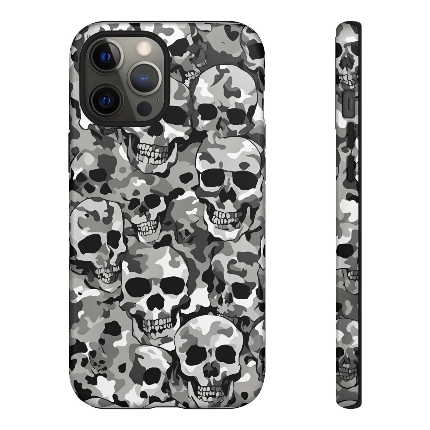 SKULL CAMO phone case TOUGH iPhone 16/15/14/13/12/11 Pro Max | Galaxy S24/S23/S22 Ultra | Pixel 7/8/9 | Slim & Tough