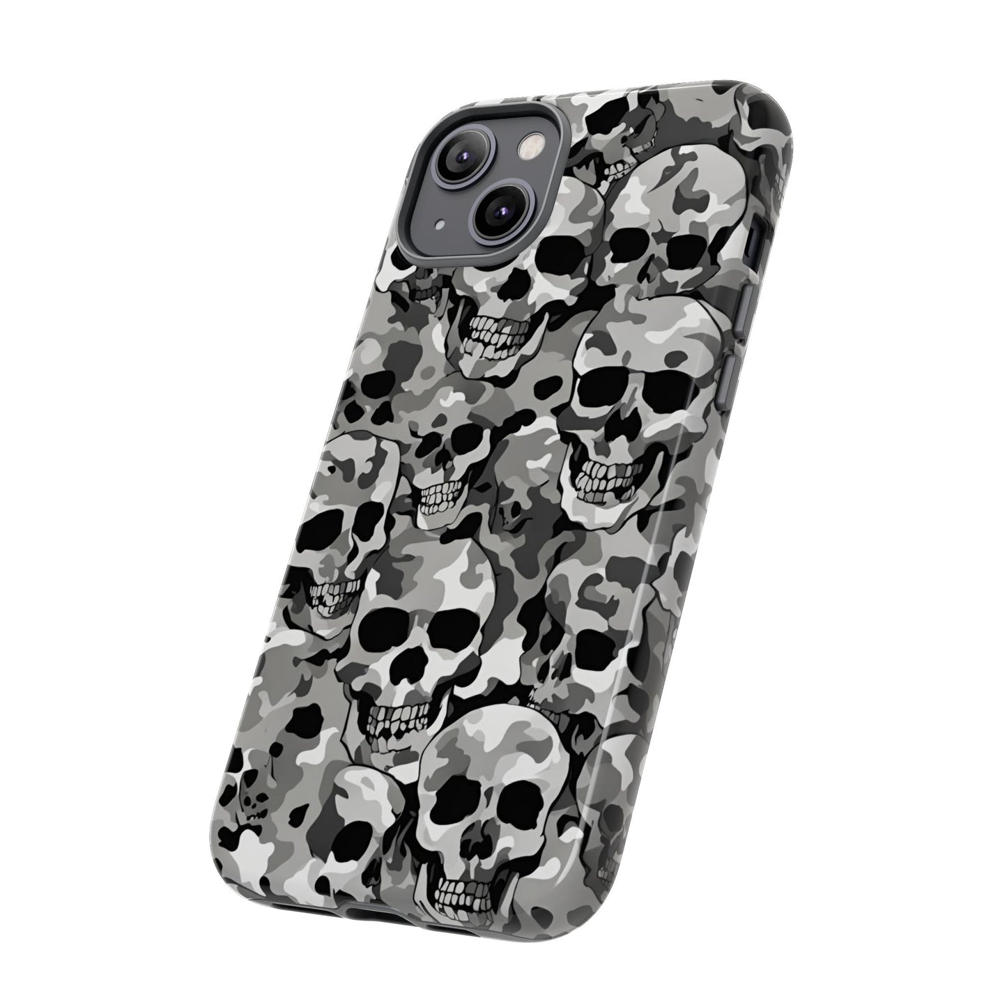 SKULL CAMO phone case TOUGH iPhone 16/15/14/13/12/11 Pro Max | Galaxy S24/S23/S22 Ultra | Pixel 7/8/9 | Slim & Tough