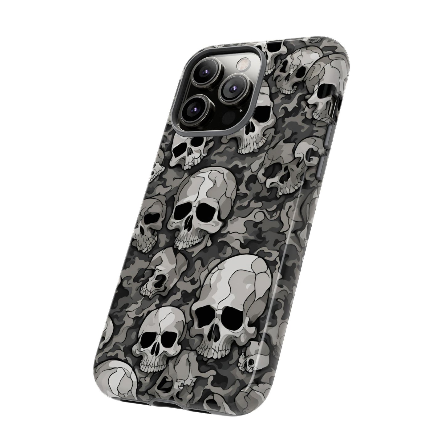 SKULL phone case TOUGH iPhone 16/15/14/13/12/11 Pro Max | Galaxy S24/S23/S22 Ultra | Pixel 7/8/9 | Slim & Tough