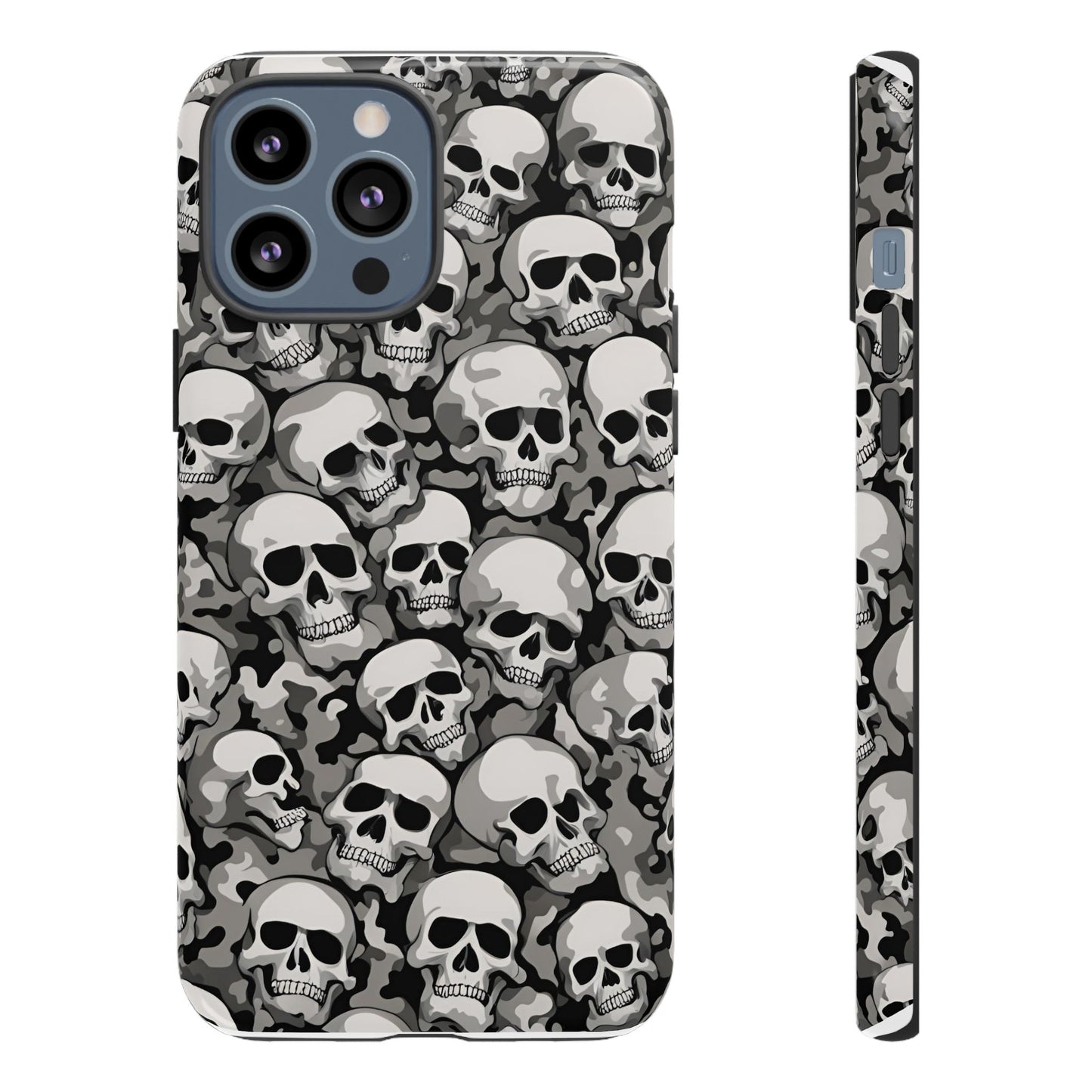 SKULL phone case TOUGH iPhone 16/15/14/13/12/11 Pro Max | Galaxy S24/S23/S22 Ultra | Pixel 7/8/9 | Slim & Tough