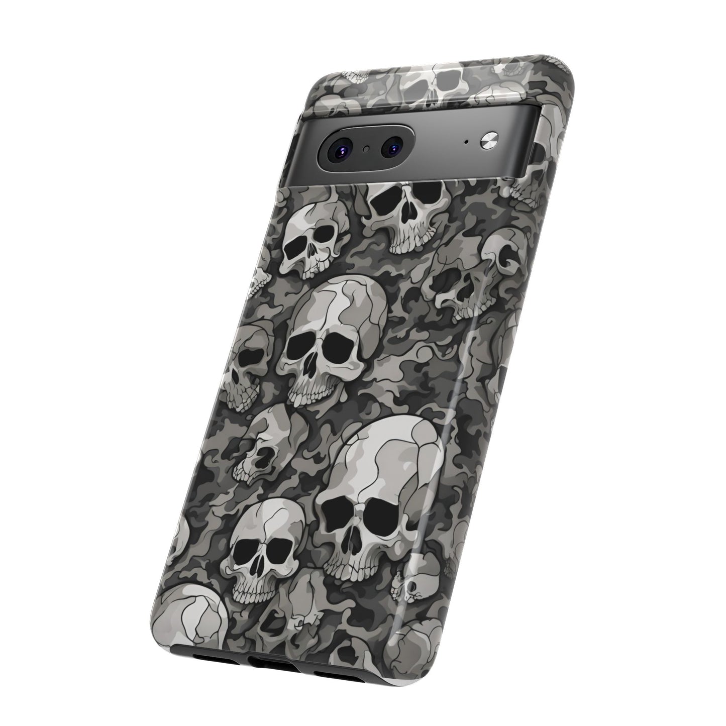 SKULL phone case TOUGH iPhone 16/15/14/13/12/11 Pro Max | Galaxy S24/S23/S22 Ultra | Pixel 7/8/9 | Slim & Tough