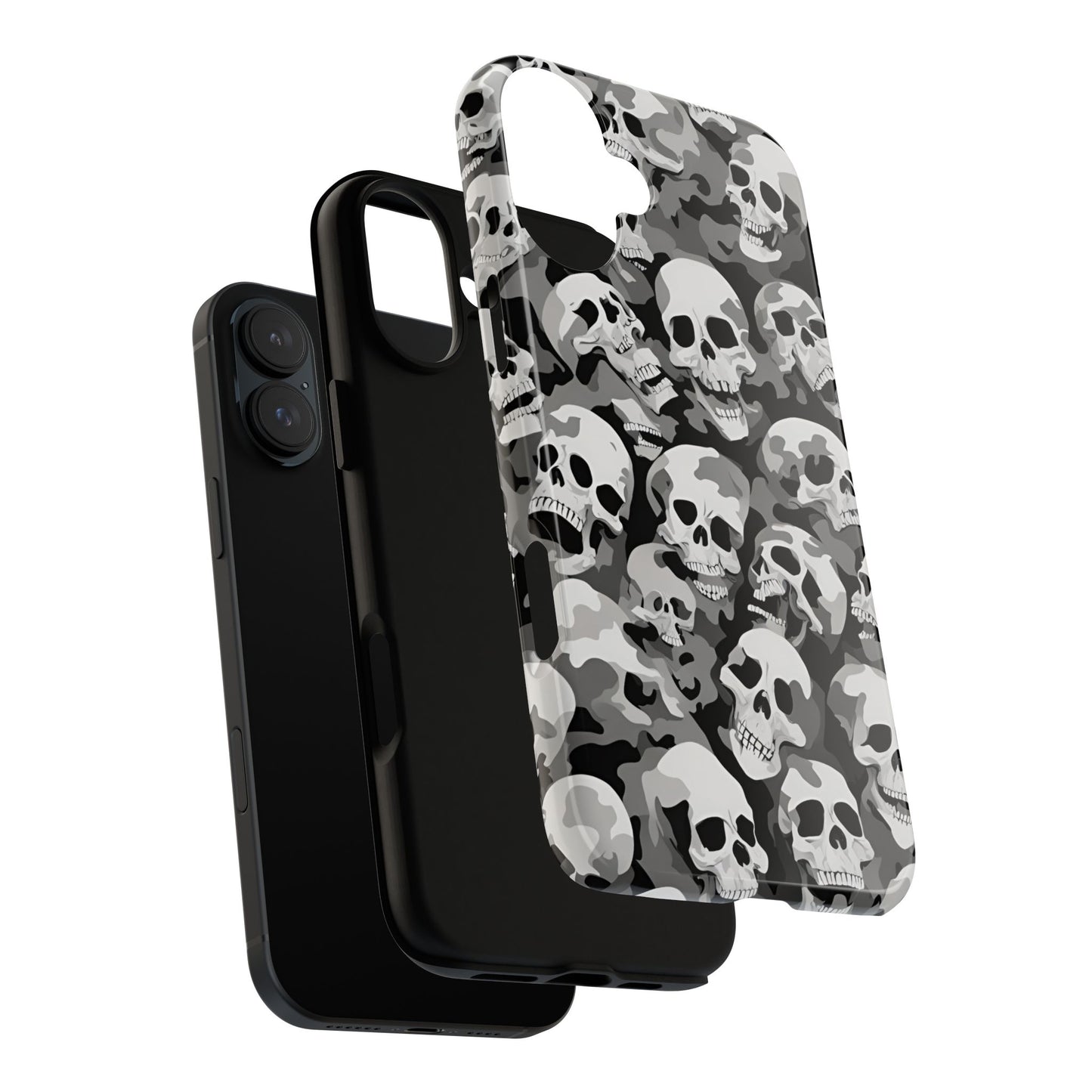 SKULL phone case TOUGH iPhone 16/15/14/13/12/11 Pro Max | Galaxy S24/S23/S22 Ultra | Pixel 7/8/9 | Slim & Tough