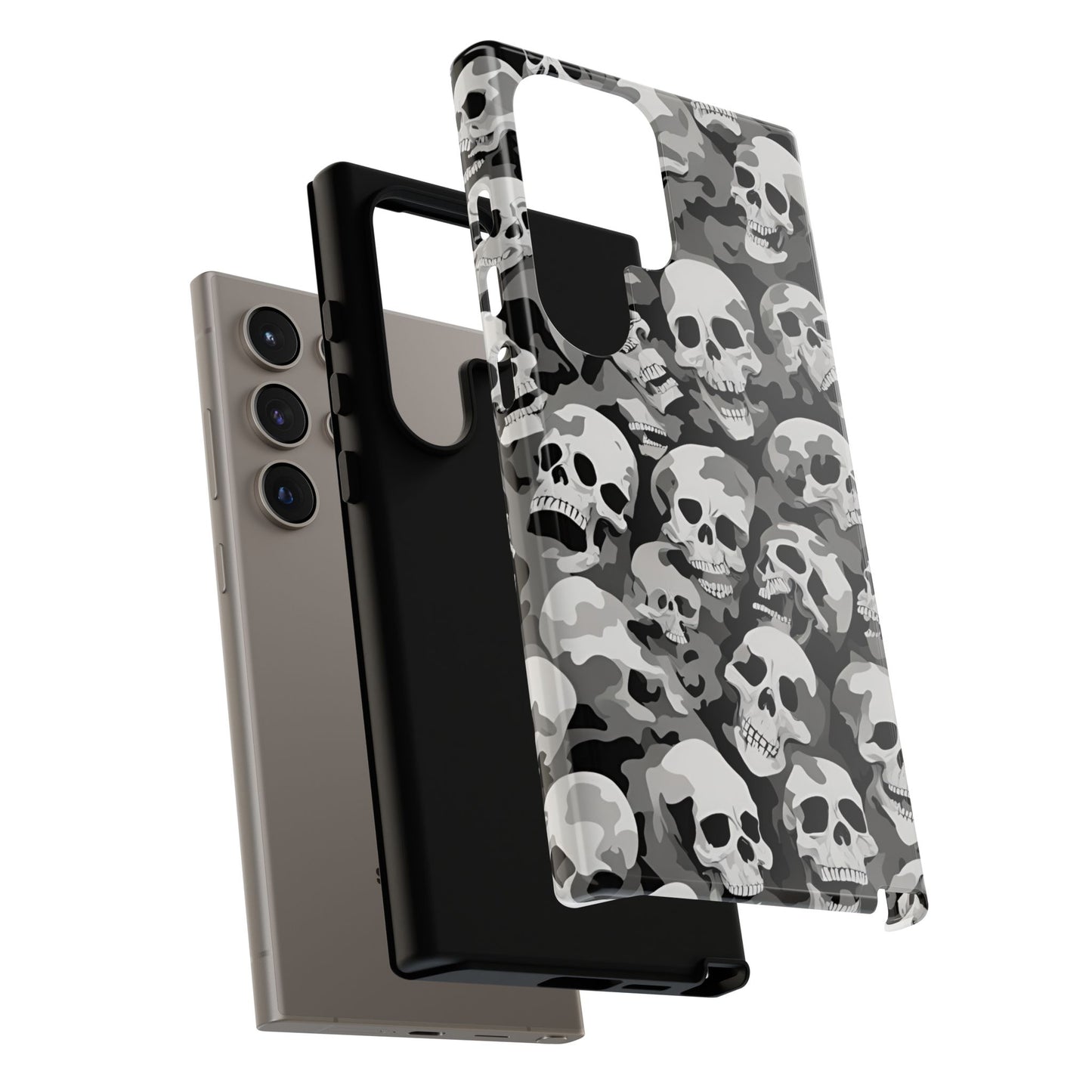 SKULL phone case TOUGH iPhone 16/15/14/13/12/11 Pro Max | Galaxy S24/S23/S22 Ultra | Pixel 7/8/9 | Slim & Tough